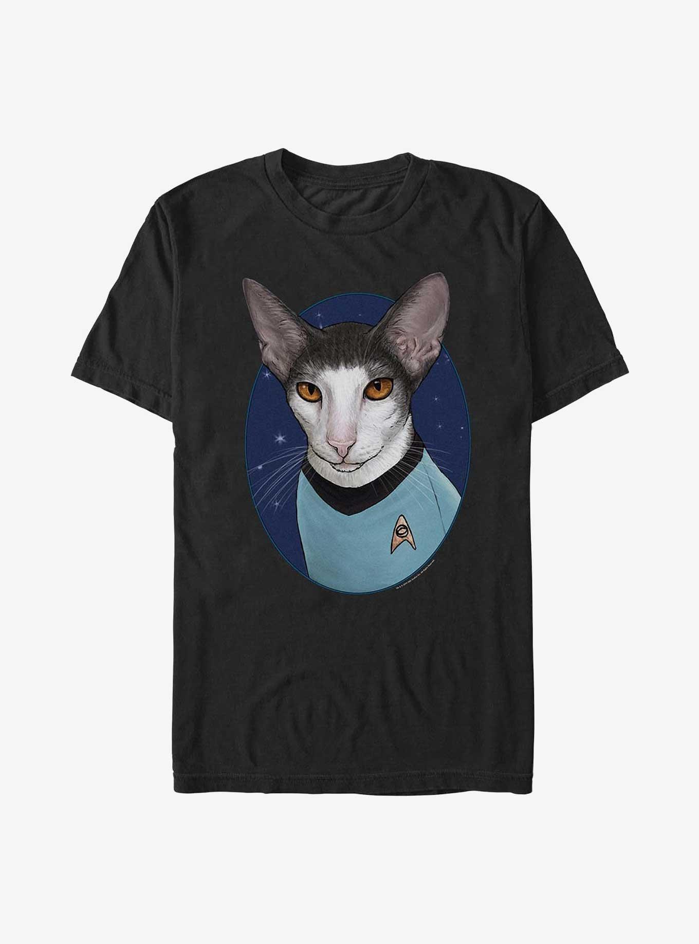 Star Trek Spock Cat T-Shirt, BLACK, hi-res
