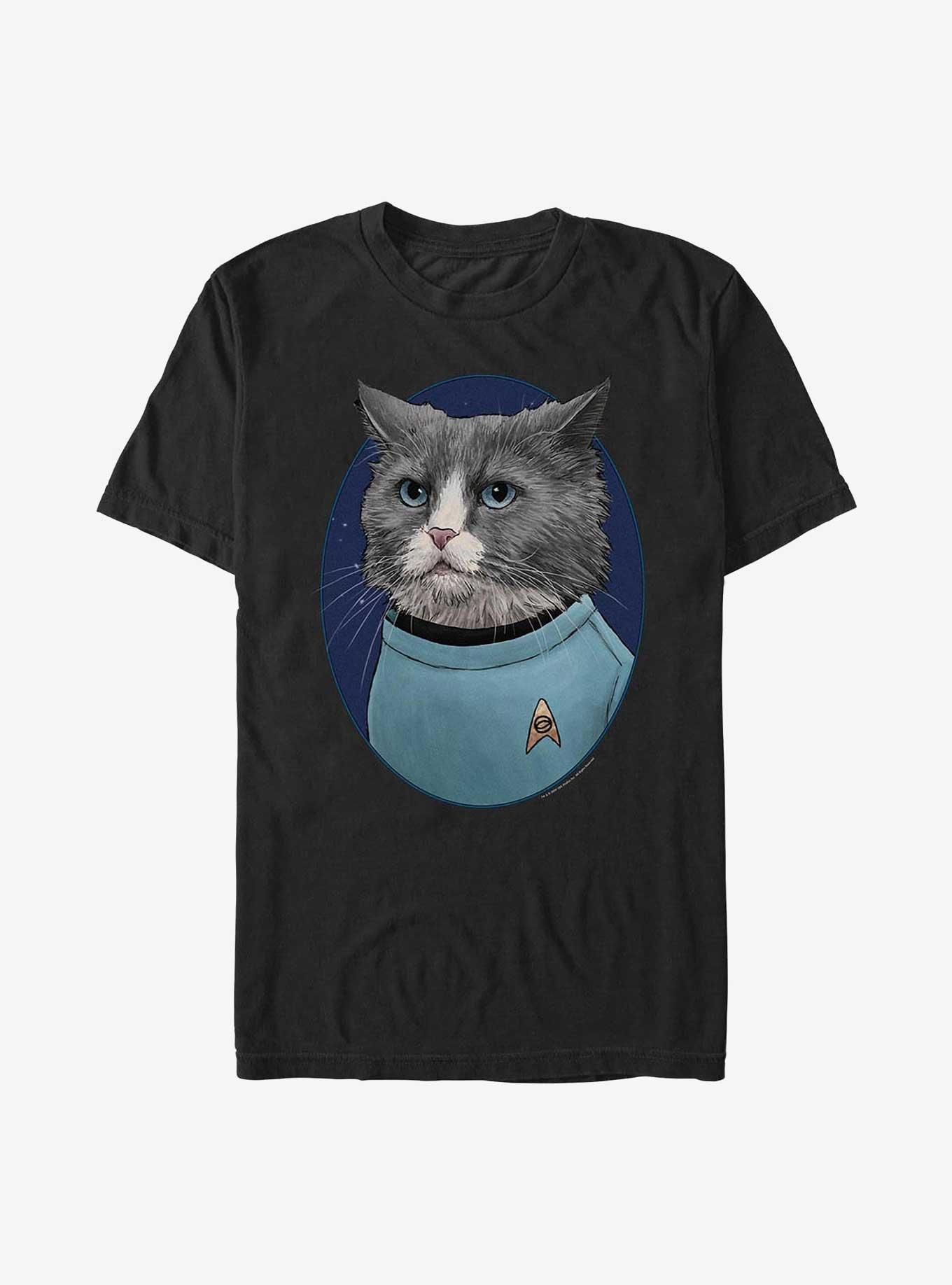 Star Trek Mccoy Cat T-Shirt, BLACK, hi-res