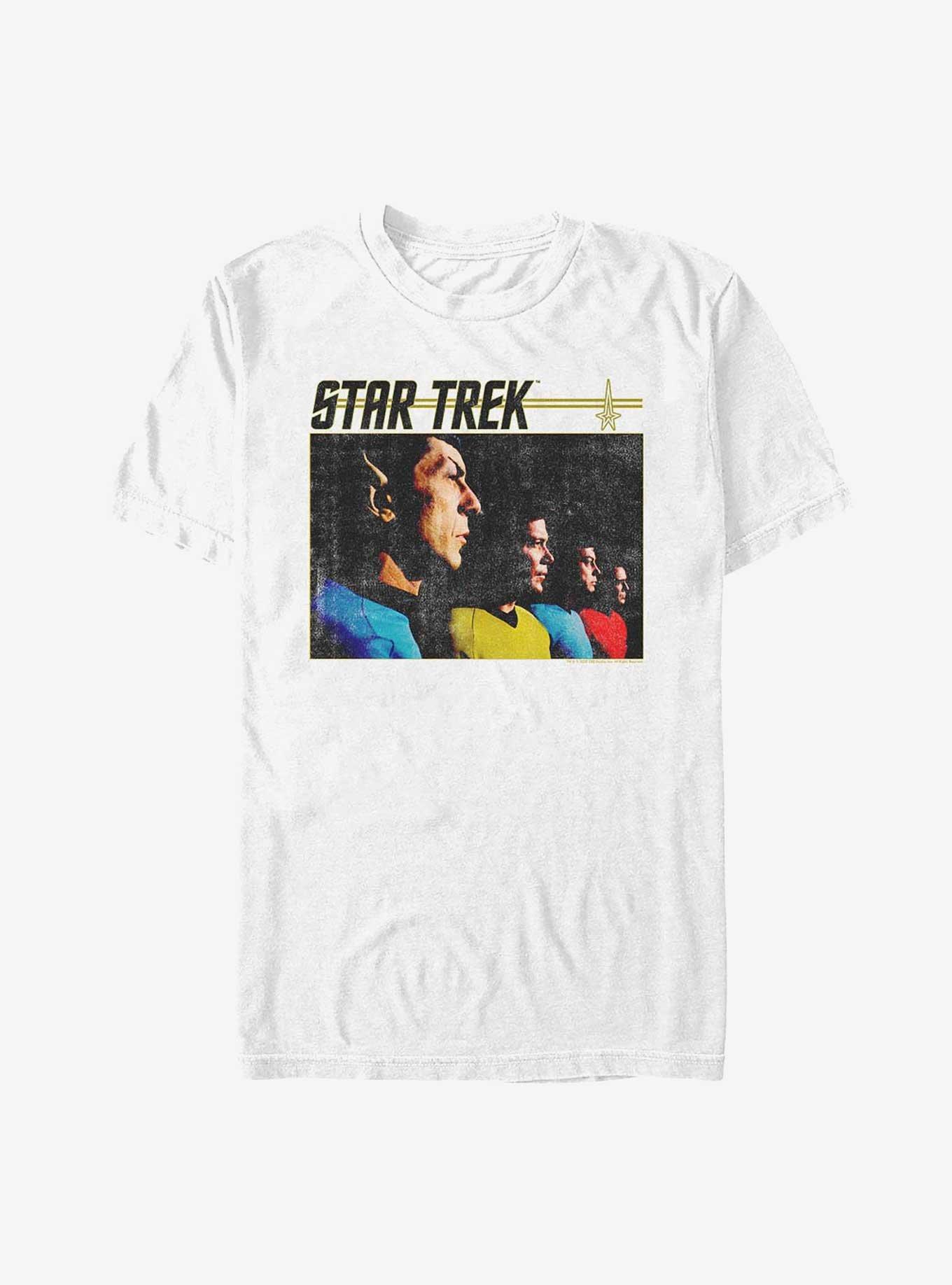 Star Trek Vintage Lineup T-Shirt, WHITE, hi-res