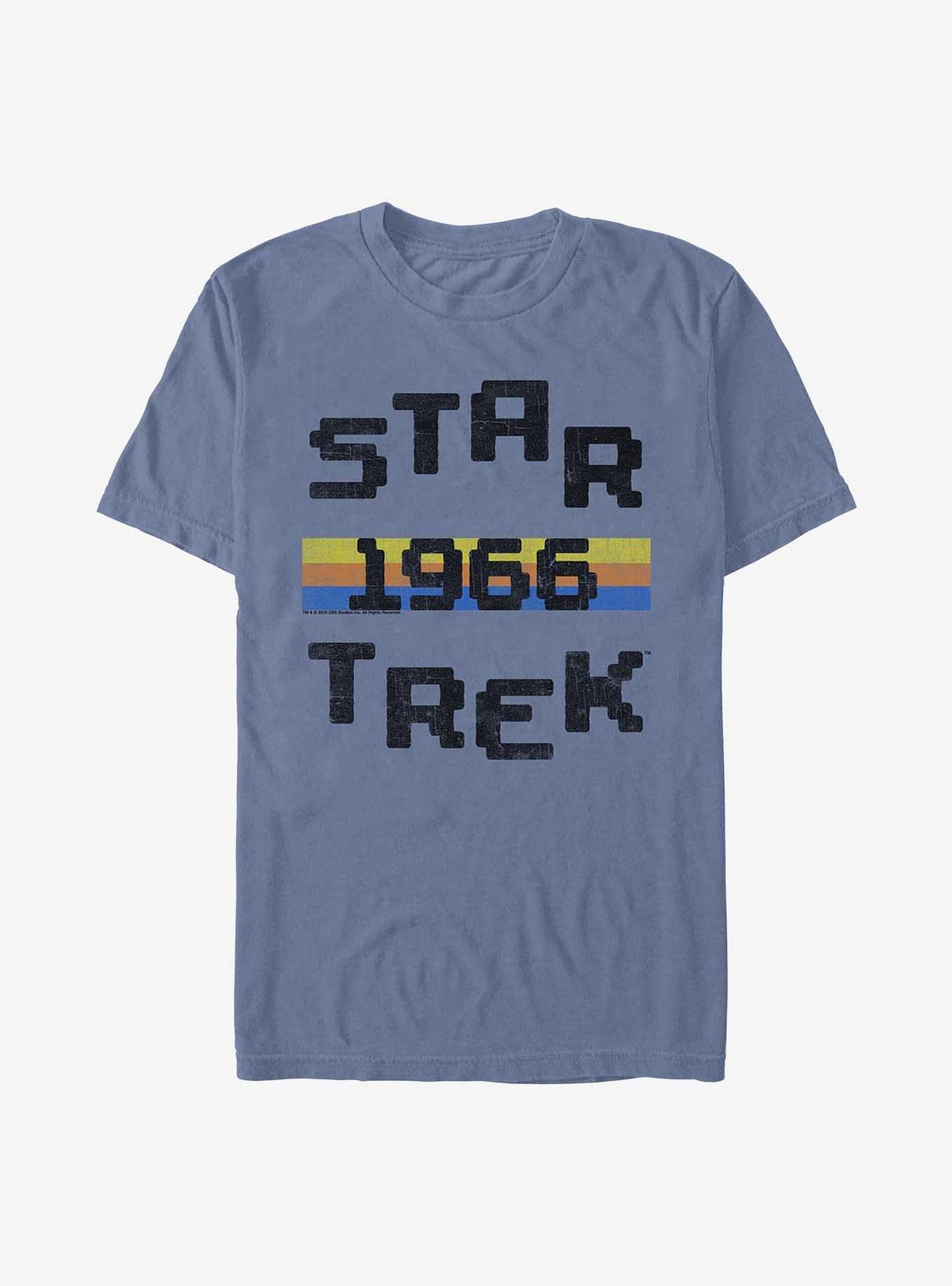 Star Trek 8Bit Trek Garment Dye T-Shirt, BLUEJEAN, hi-res