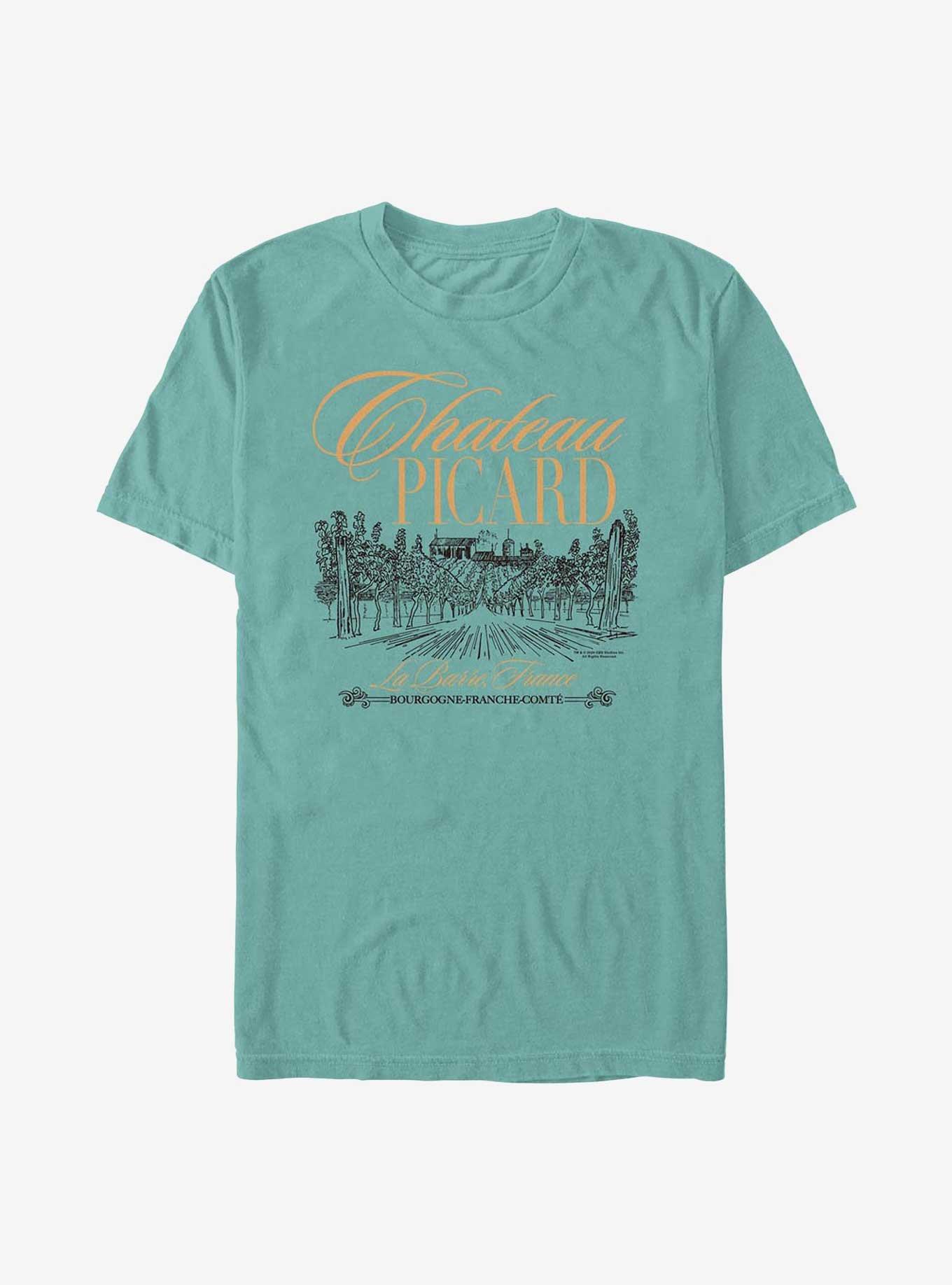 Star Trek Chateau Picard Garment Dye T-Shirt, SEAFOAM, hi-res