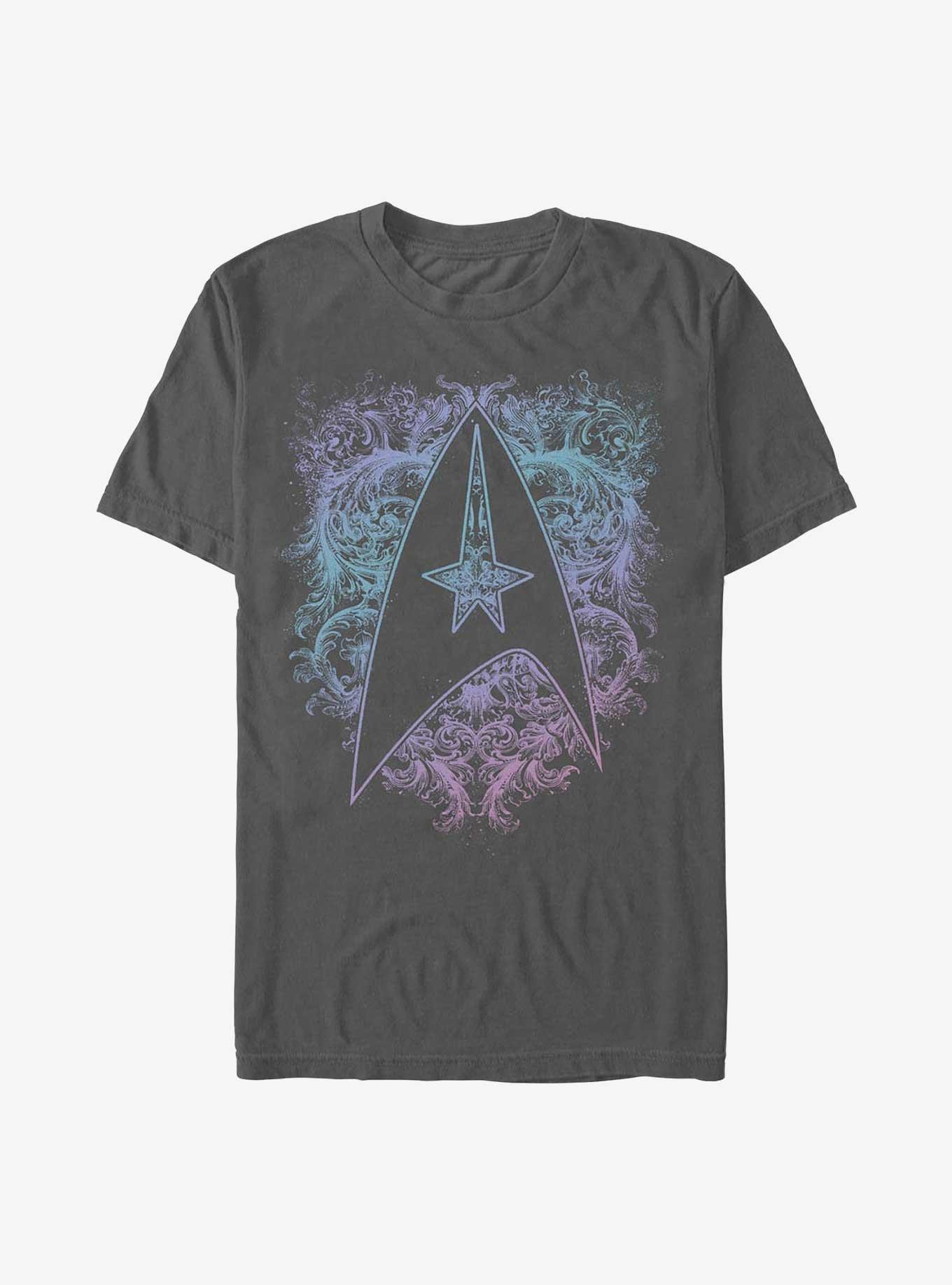 Star Trek Grunge Delta Garment Dye T-Shirt, PEPPER, hi-res