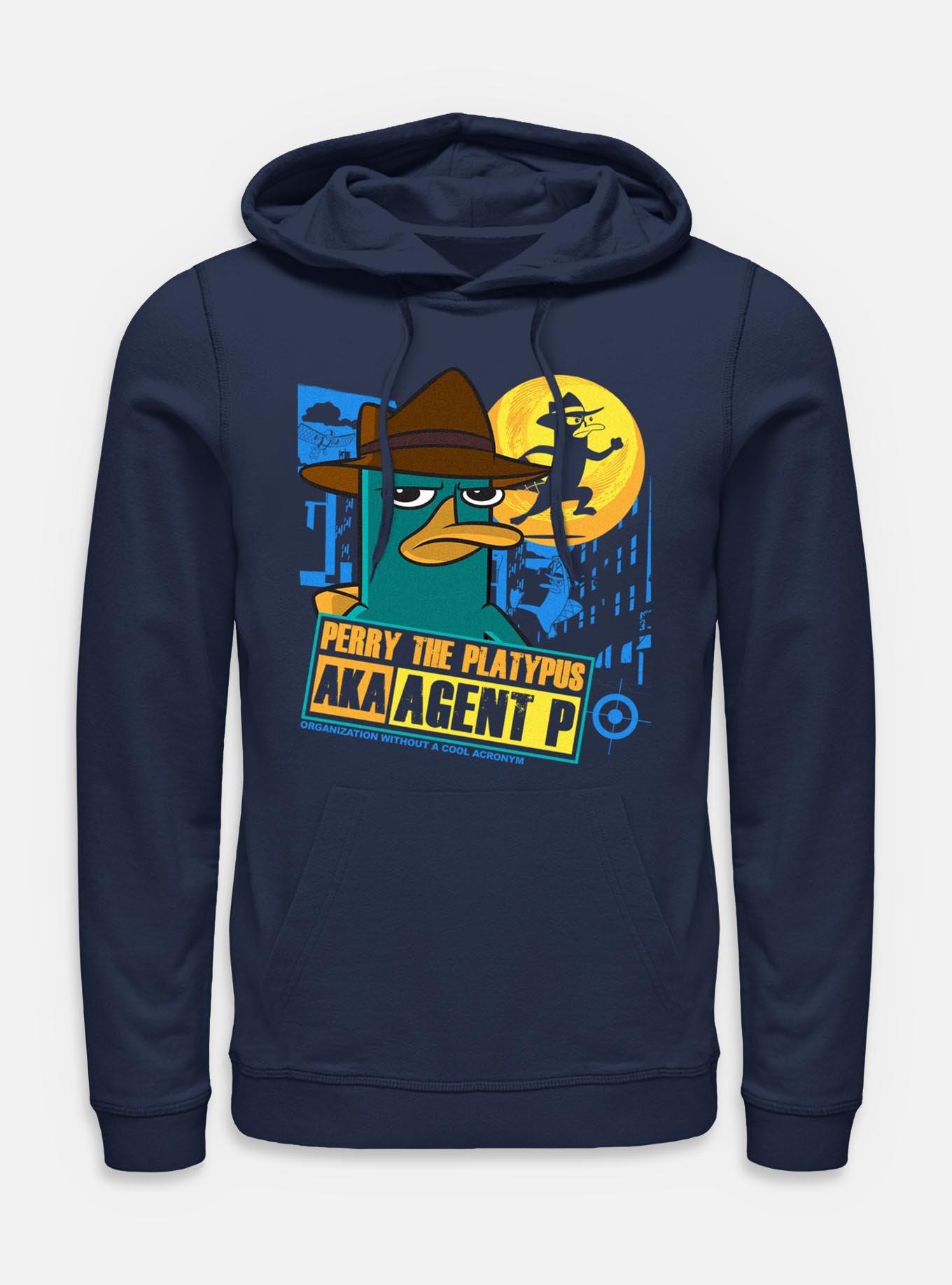 Disney Phineas and Ferb Perry The Platypus AKA Agent P Hoodie, , hi-res