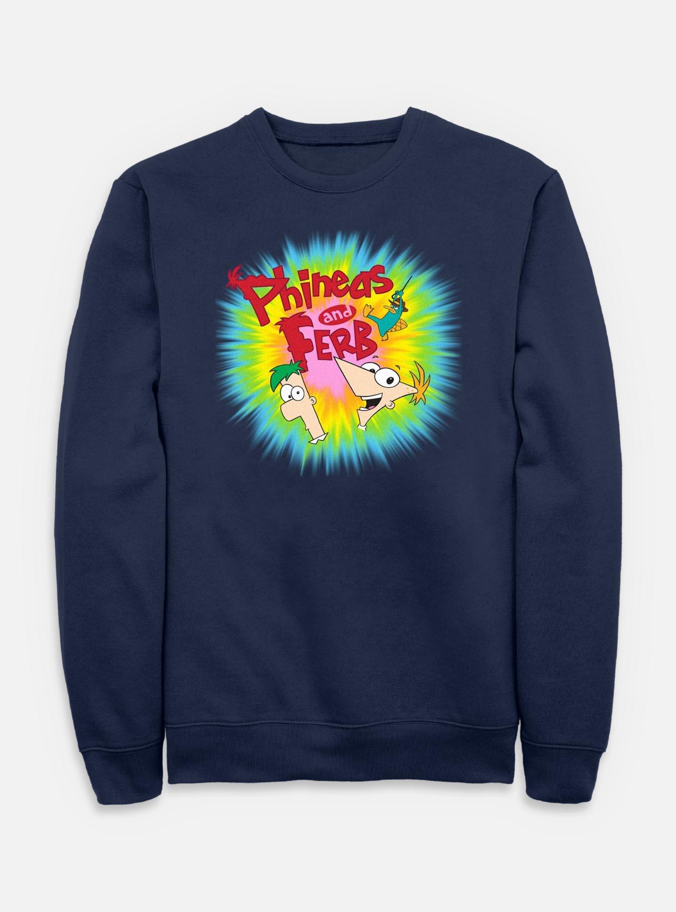 Disney Phineas and Ferb Color Logo Sweatshirt, , hi-res