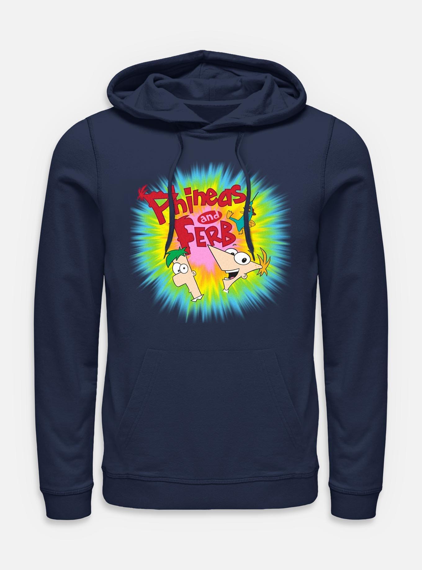Disney Phineas and Ferb Color Logo Hoodie, , hi-res