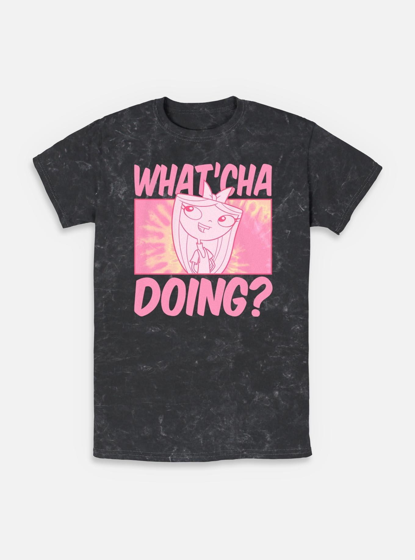 Disney Phineas and Ferb Isabella Whatcha Doing Mineral Wash T-Shirt, , hi-res