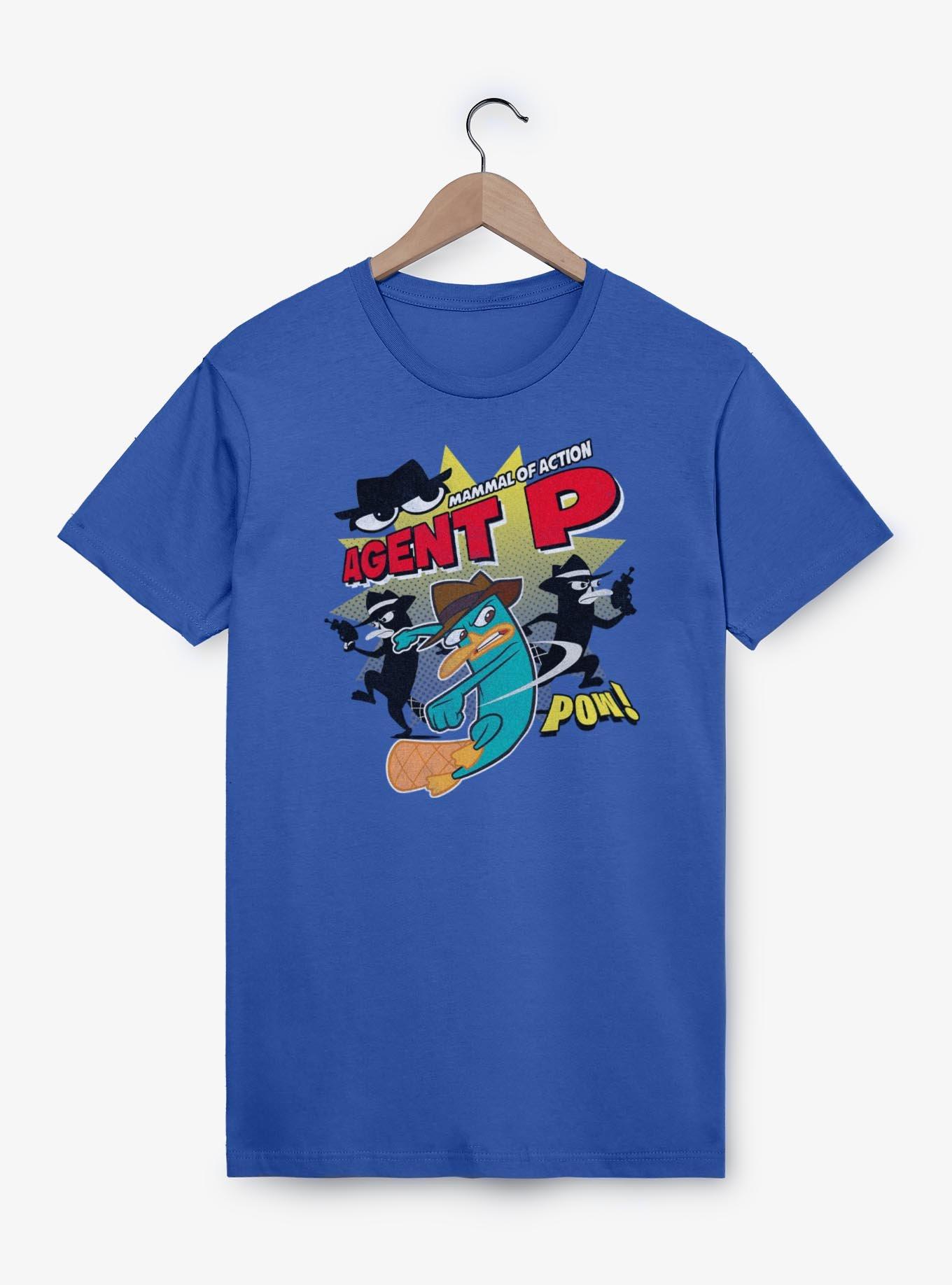 Disney Phineas and Ferb Agent P POW T-Shirt, ROYAL, hi-res