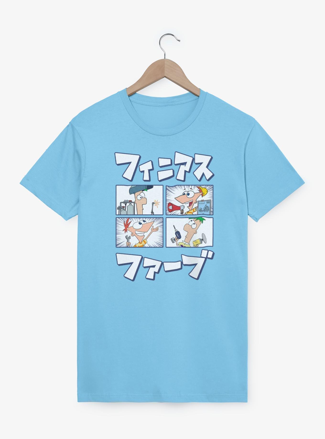 Disney Phineas and Ferb Manga Panels T-Shirt, , hi-res