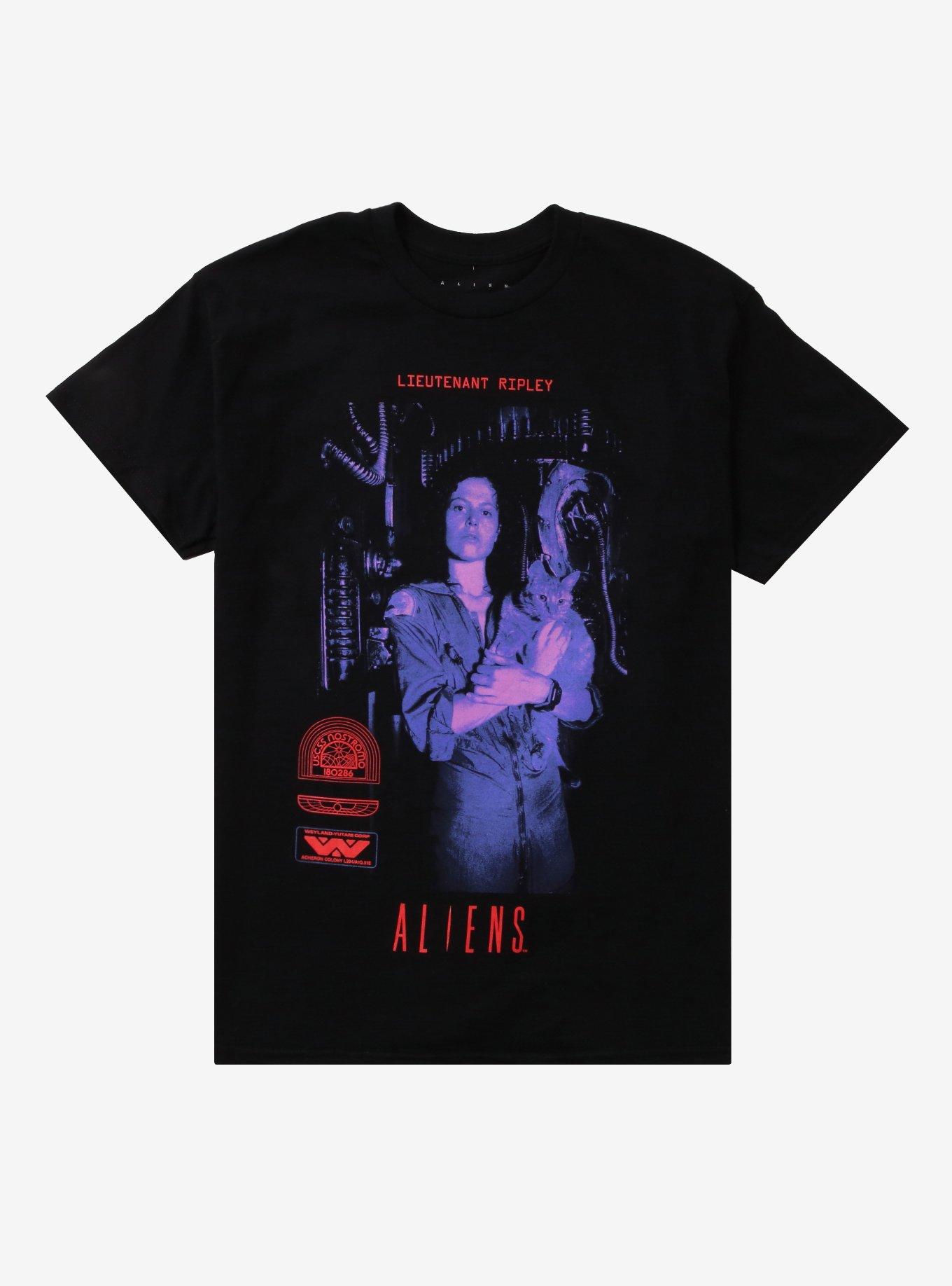 Aliens Lieutenant Ripley Portrait T-Shirt, , hi-res