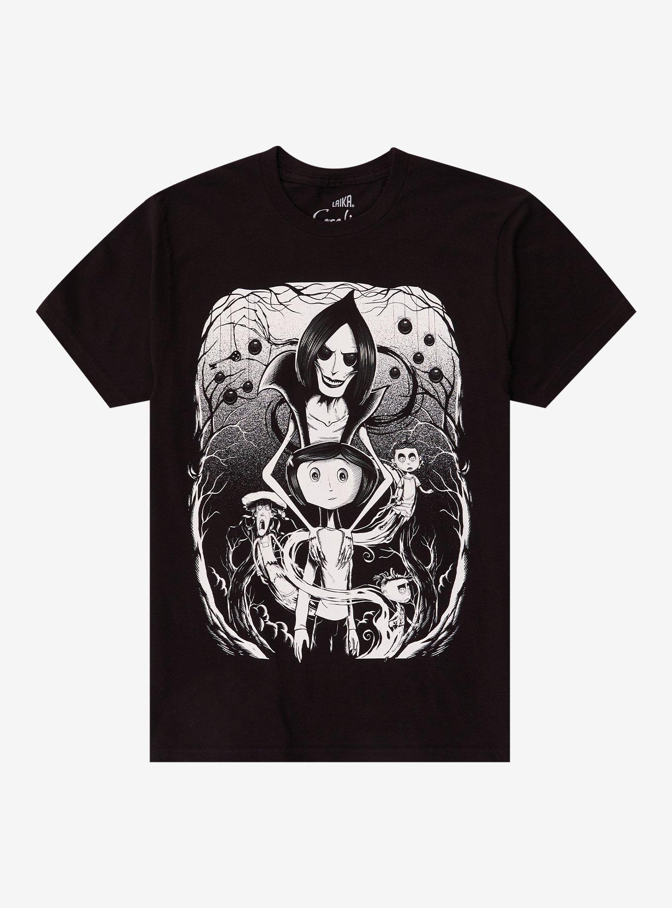 Coraline Beldam Black & White T-Shirt, , hi-res