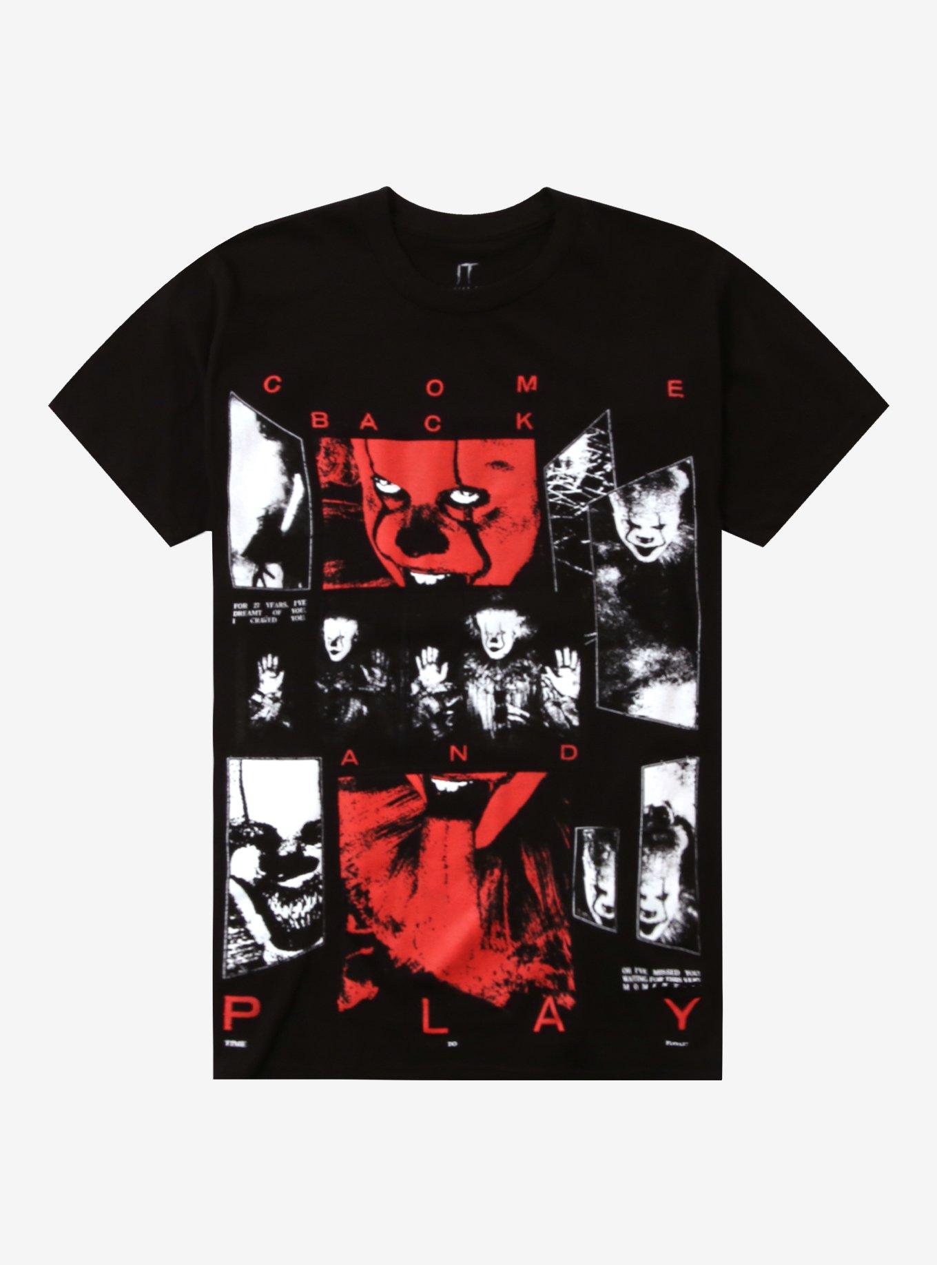 IT Chapter Two Pennywise Come Back Collage T-Shirt Hot Topic