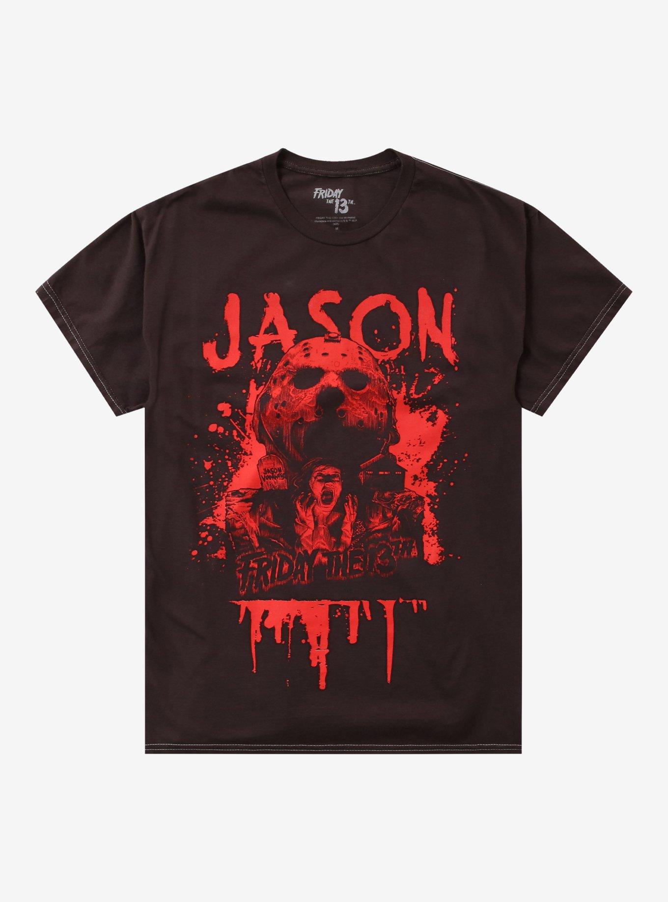 Friday The 13th Jason Blood Dripping T-Shirt, , hi-res