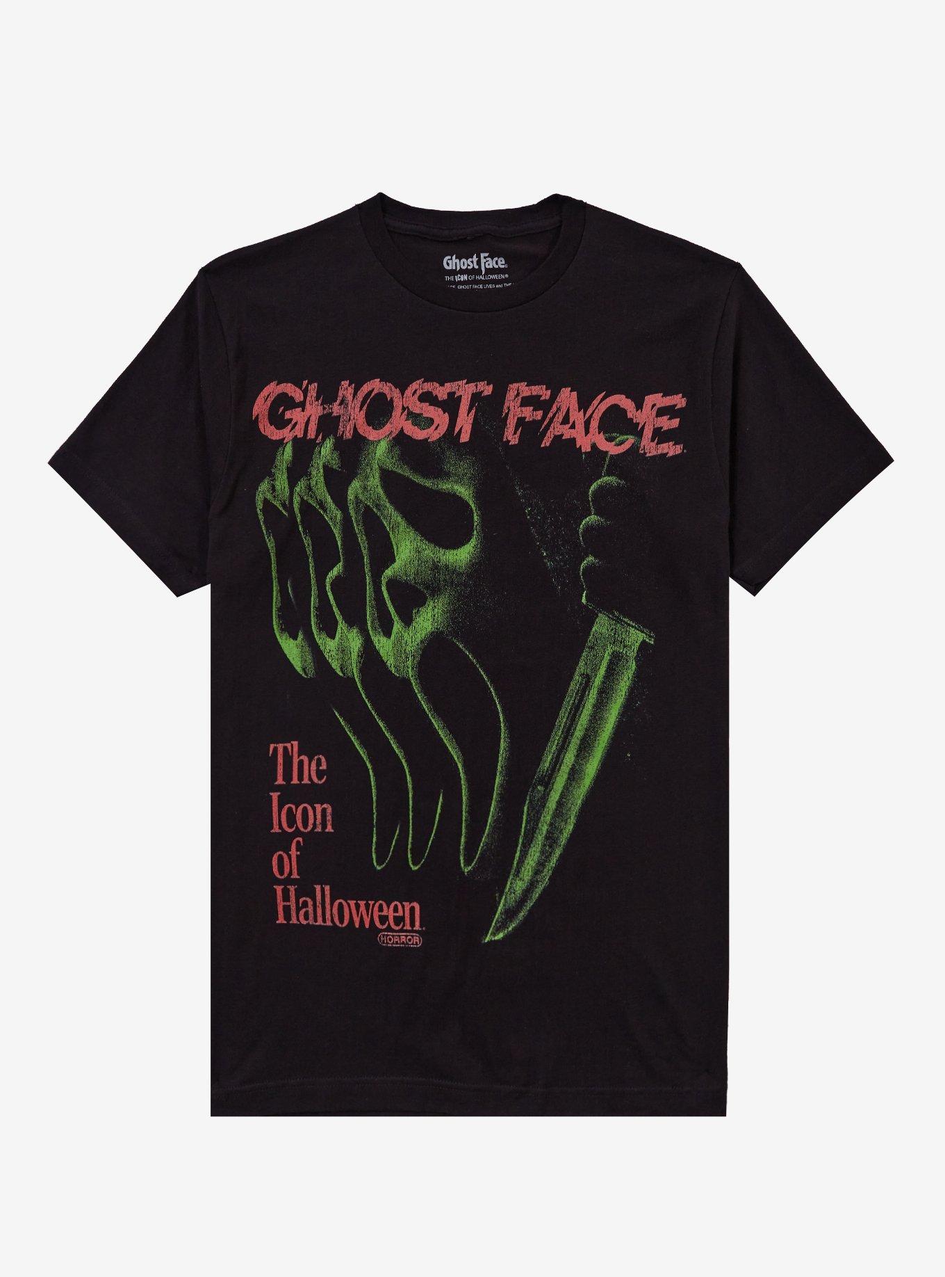 Ghost Face Icon Of Halloween T-Shirt, , hi-res