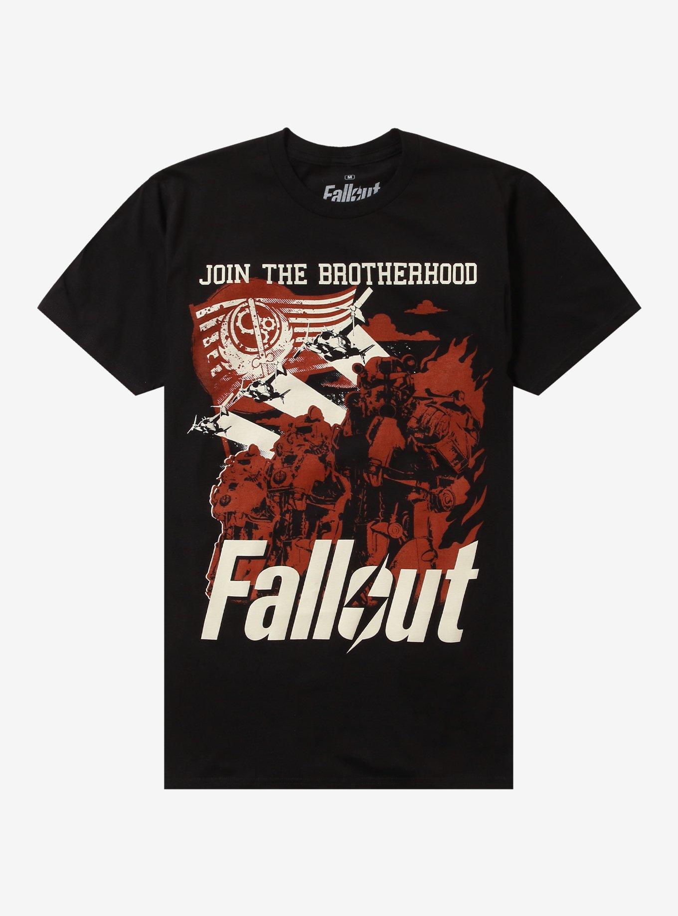 Fallout Join The Brotherhood T-Shirt, , hi-res
