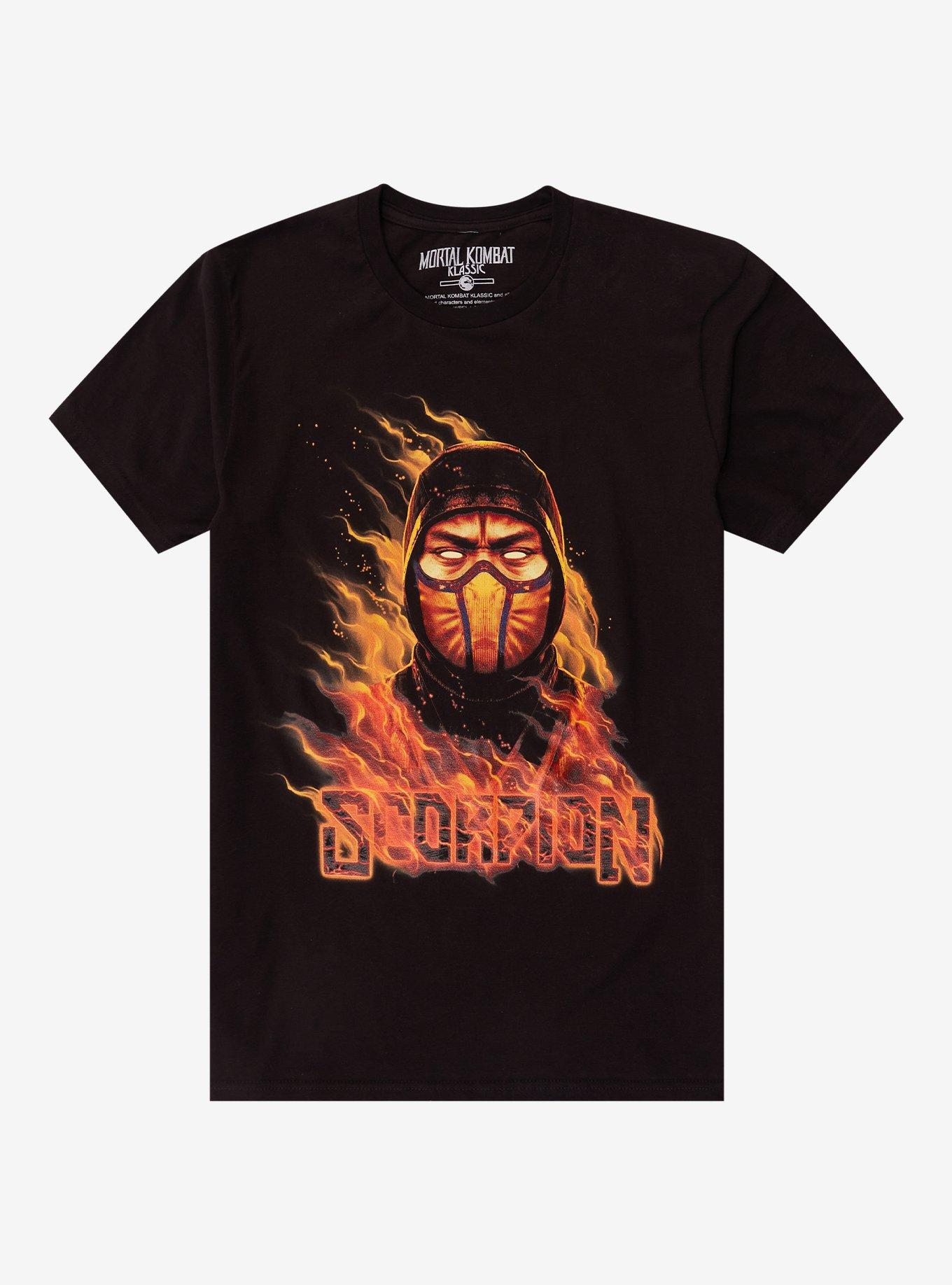 Mortal Kombat Scorpion Flame T-Shirt, , hi-res