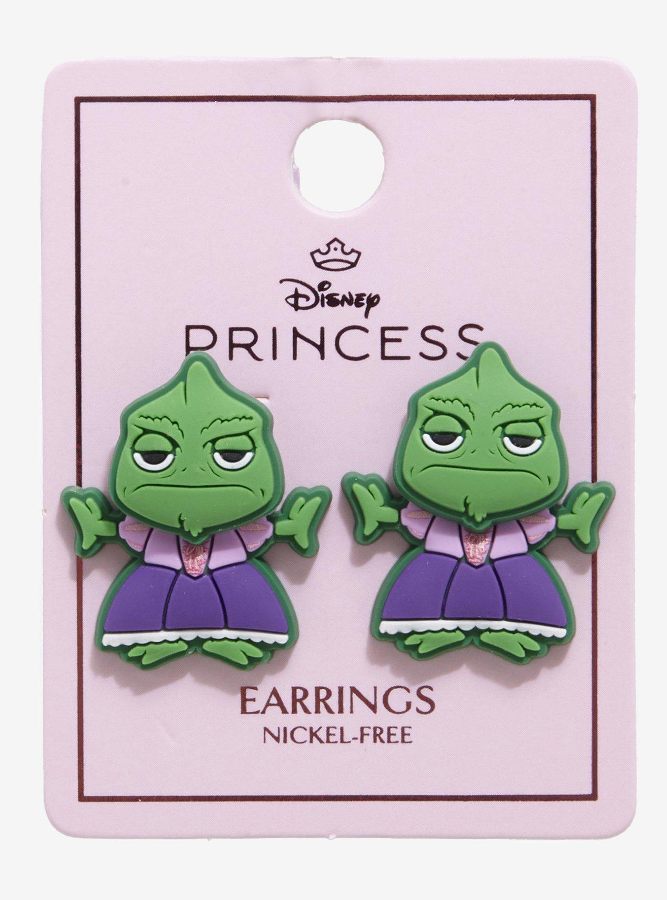 Disney Tangled Pascal Dress Figural Earrings — BoxLunch Exclusive, , hi-res