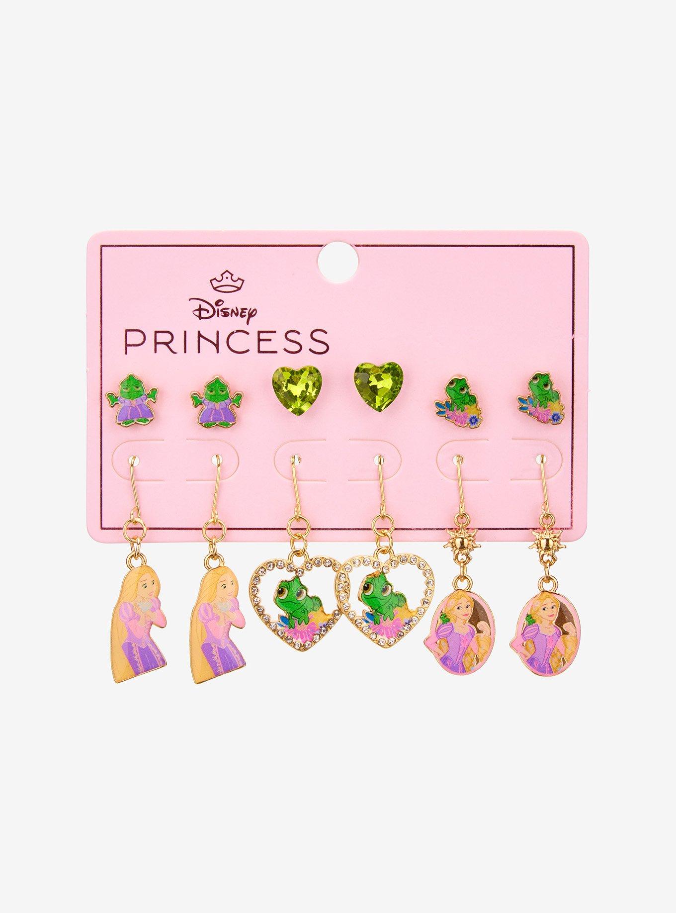 Disney Tangled Rapunzel & Pascal Earring Set - BoxLunch Exclusive, , hi-res