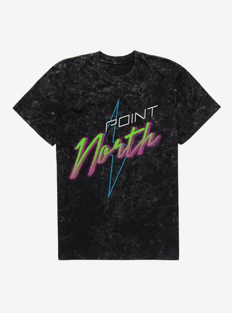 Point North Bolt Mineral Wash T-Shirt - BLACK | Hot Topic