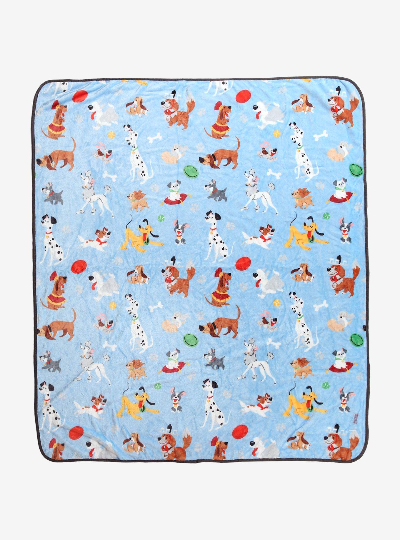 Disney Dogs Allover Print Throw Blanket, , hi-res