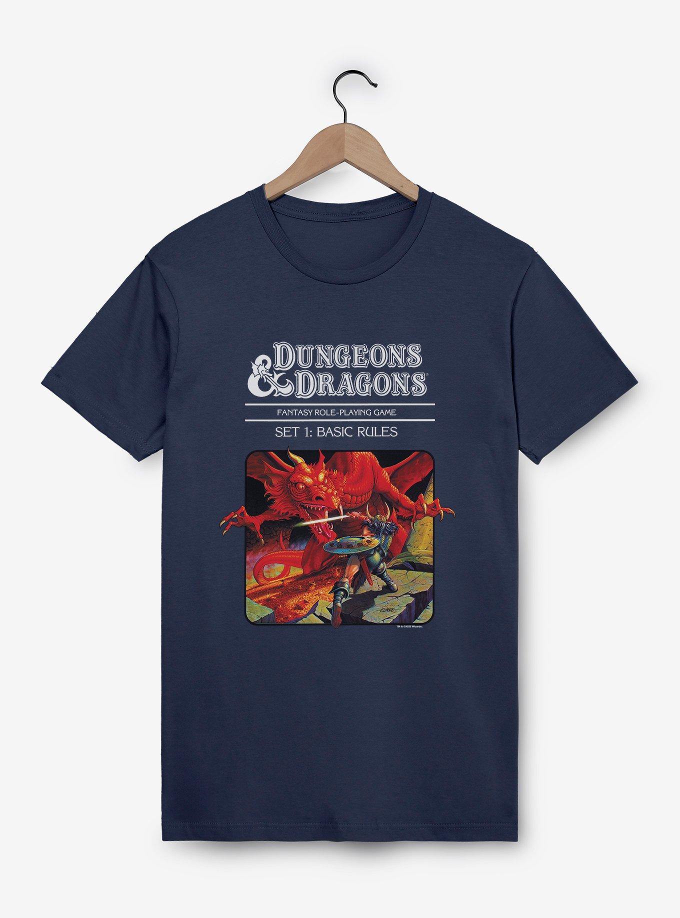 Dungeons & Dragons Vintage Dragon and the Knight T-Shirt, , hi-res