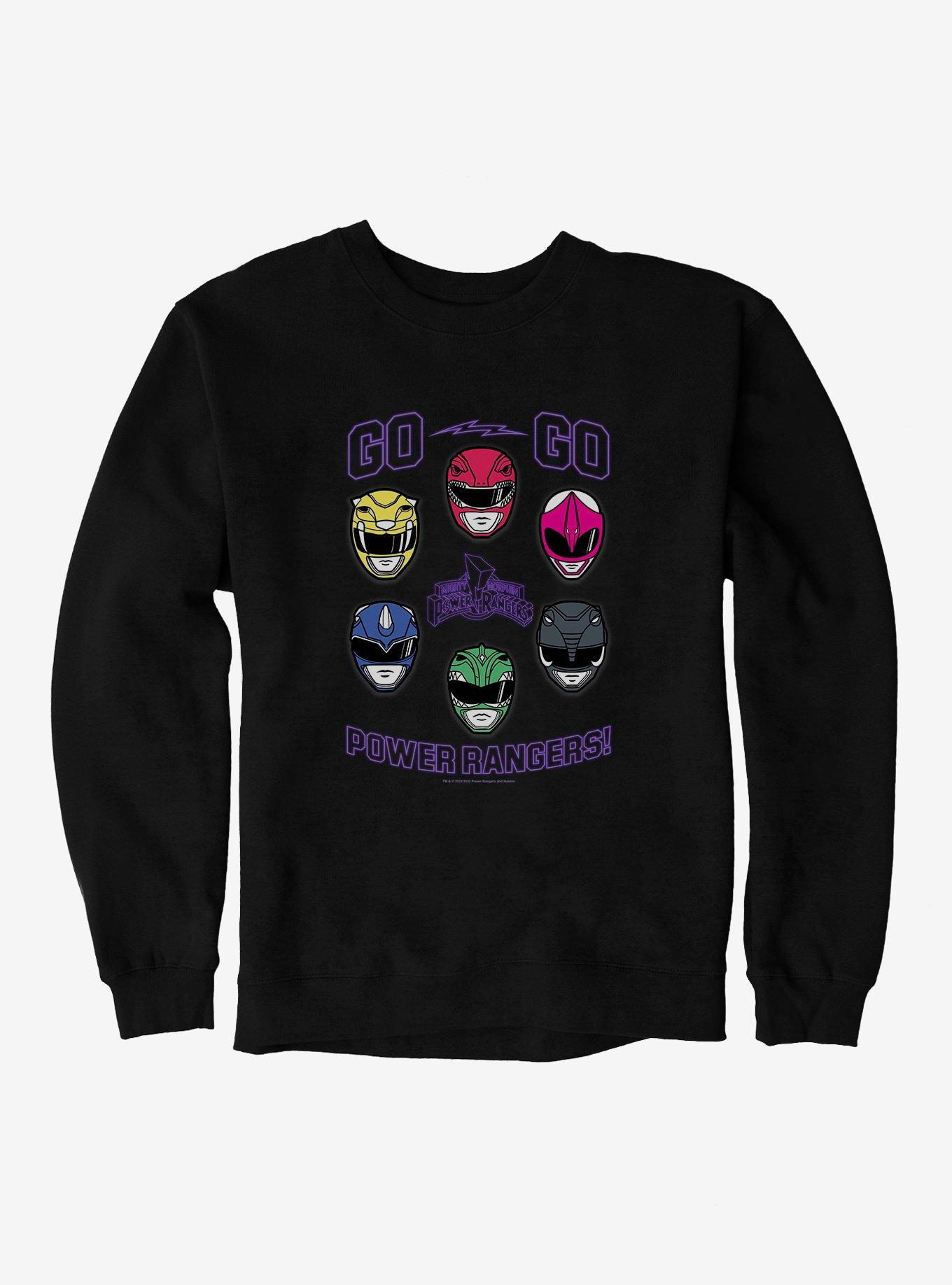 Mighty Morphin Power Rangers Go Go Power Rangers Helmets Sweatshirt