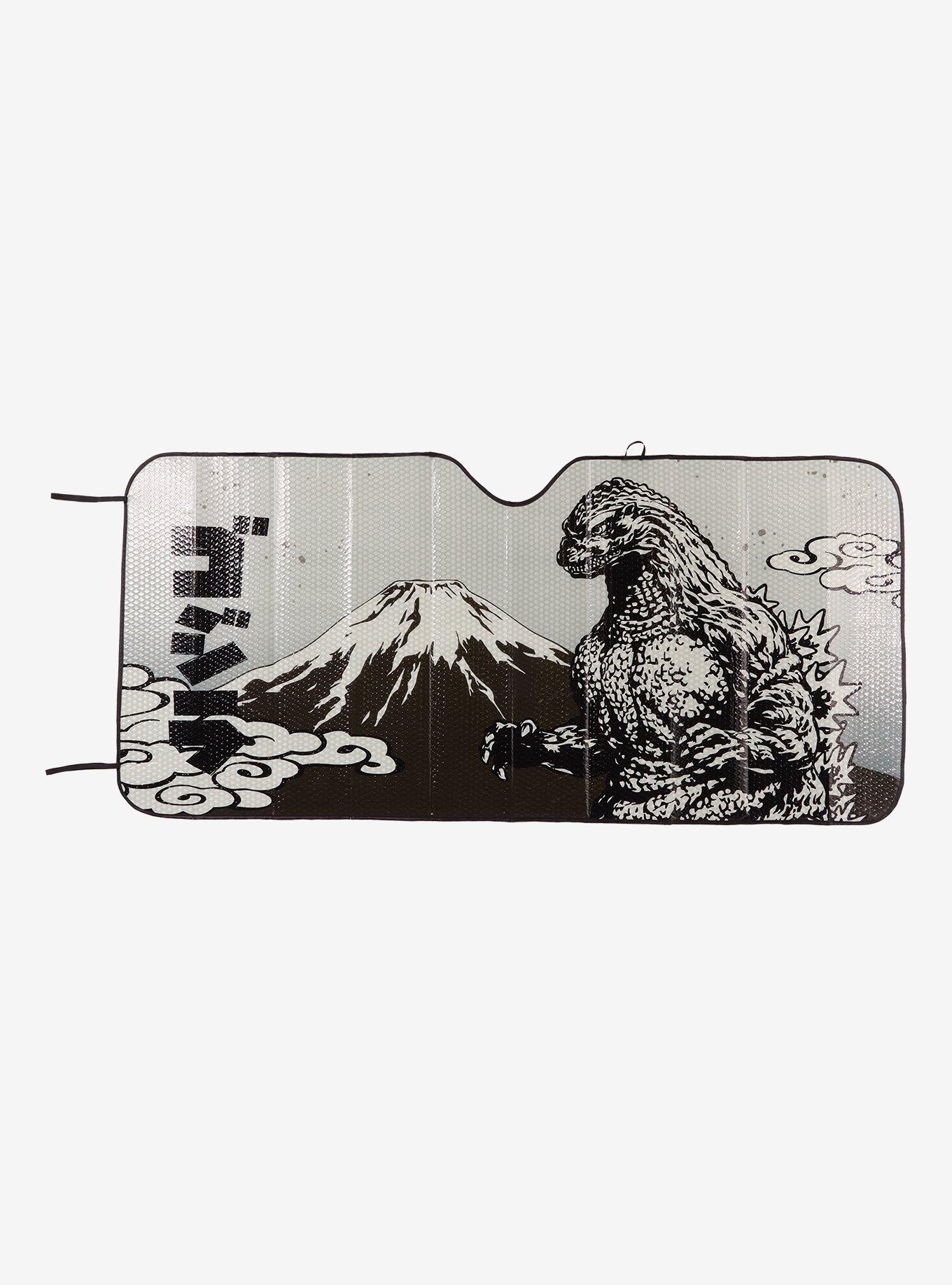 Godzilla Gray Scenic Sunshade — BoxLunch Exclusive, , hi-res