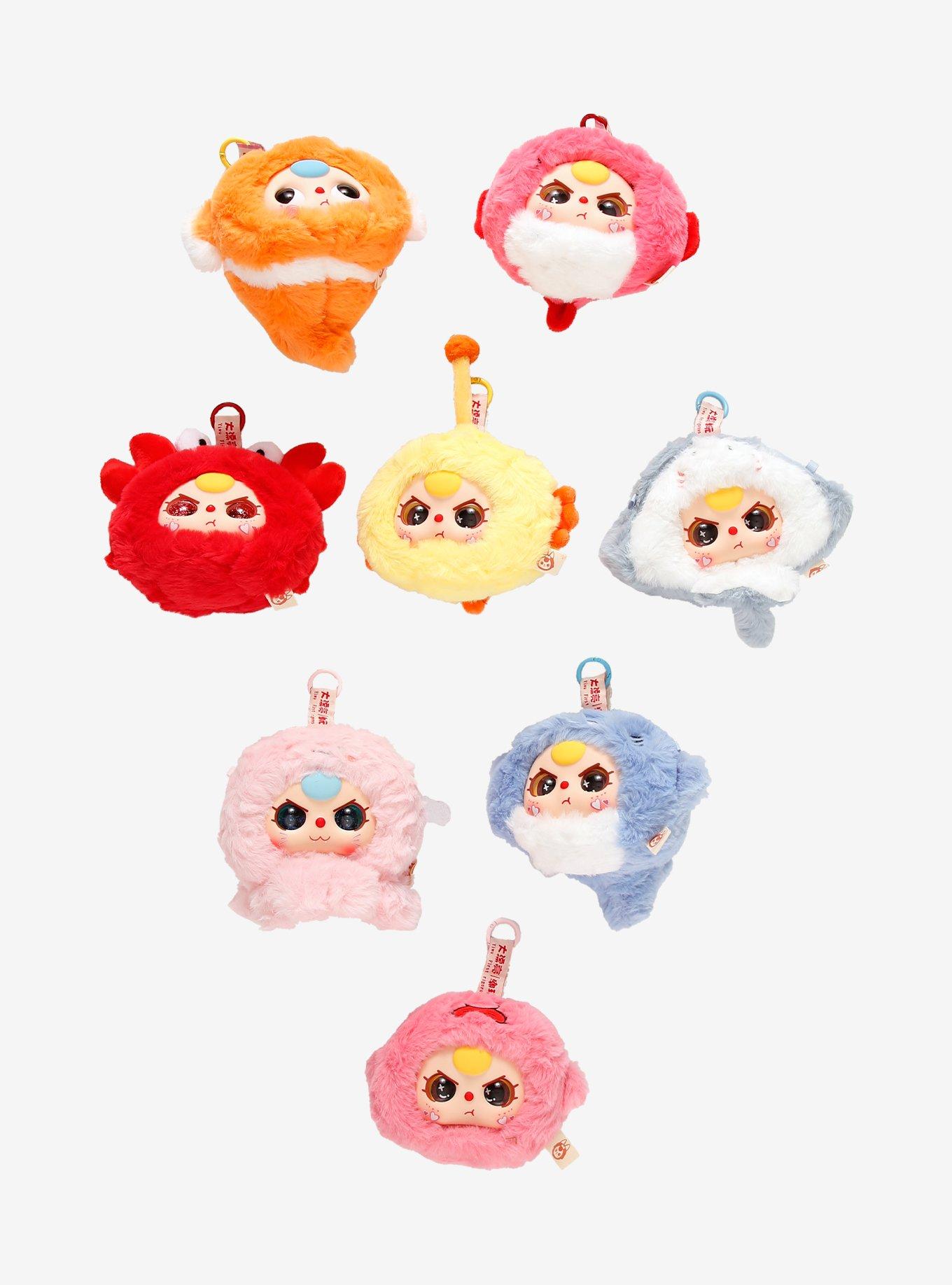Baby Three Romantic Ocean Blind Box Plush Keychains, , hi-res