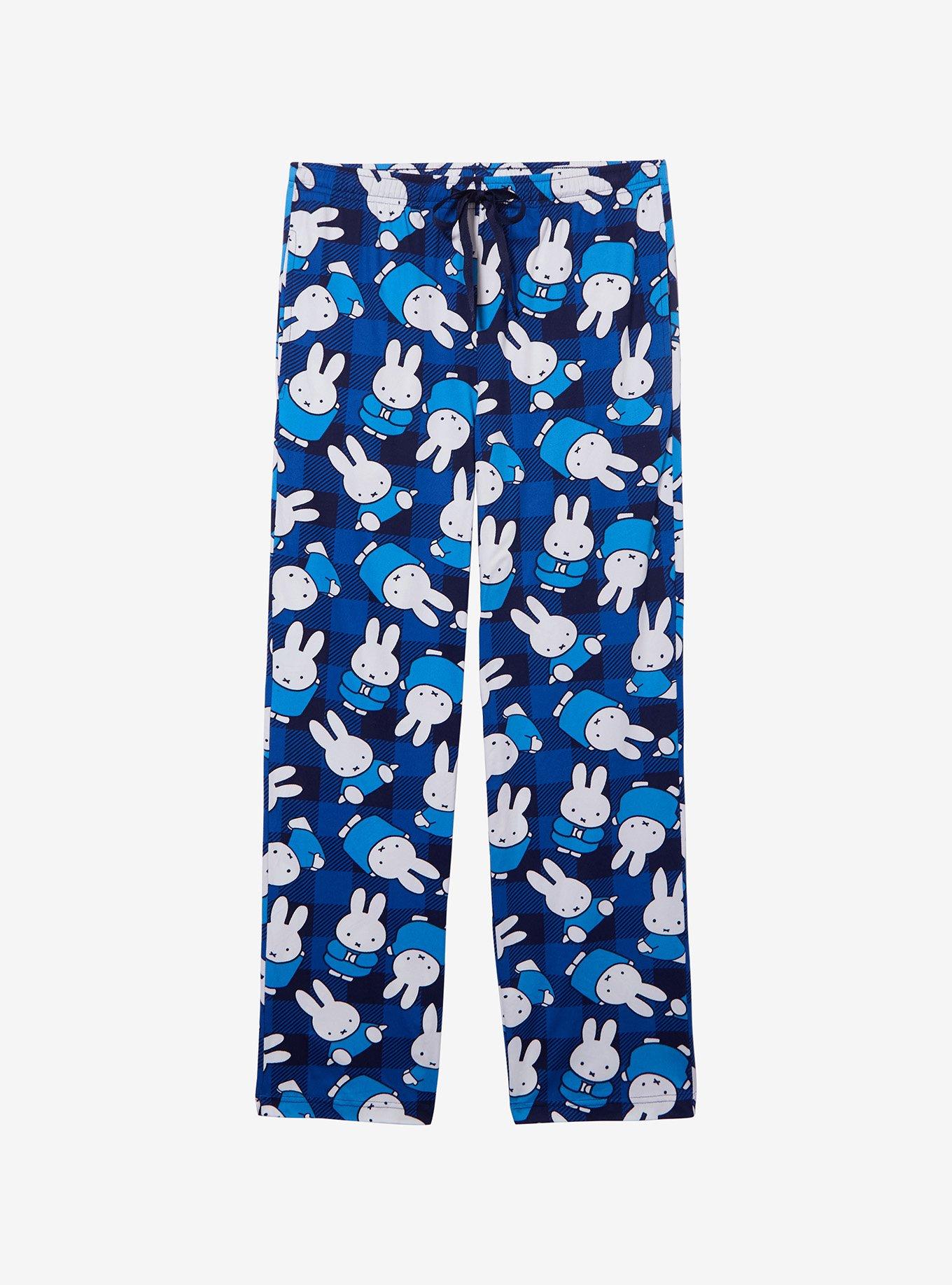 Miffy Checkered Allover Print Sleep Pants — BoxLunch Exclusive 