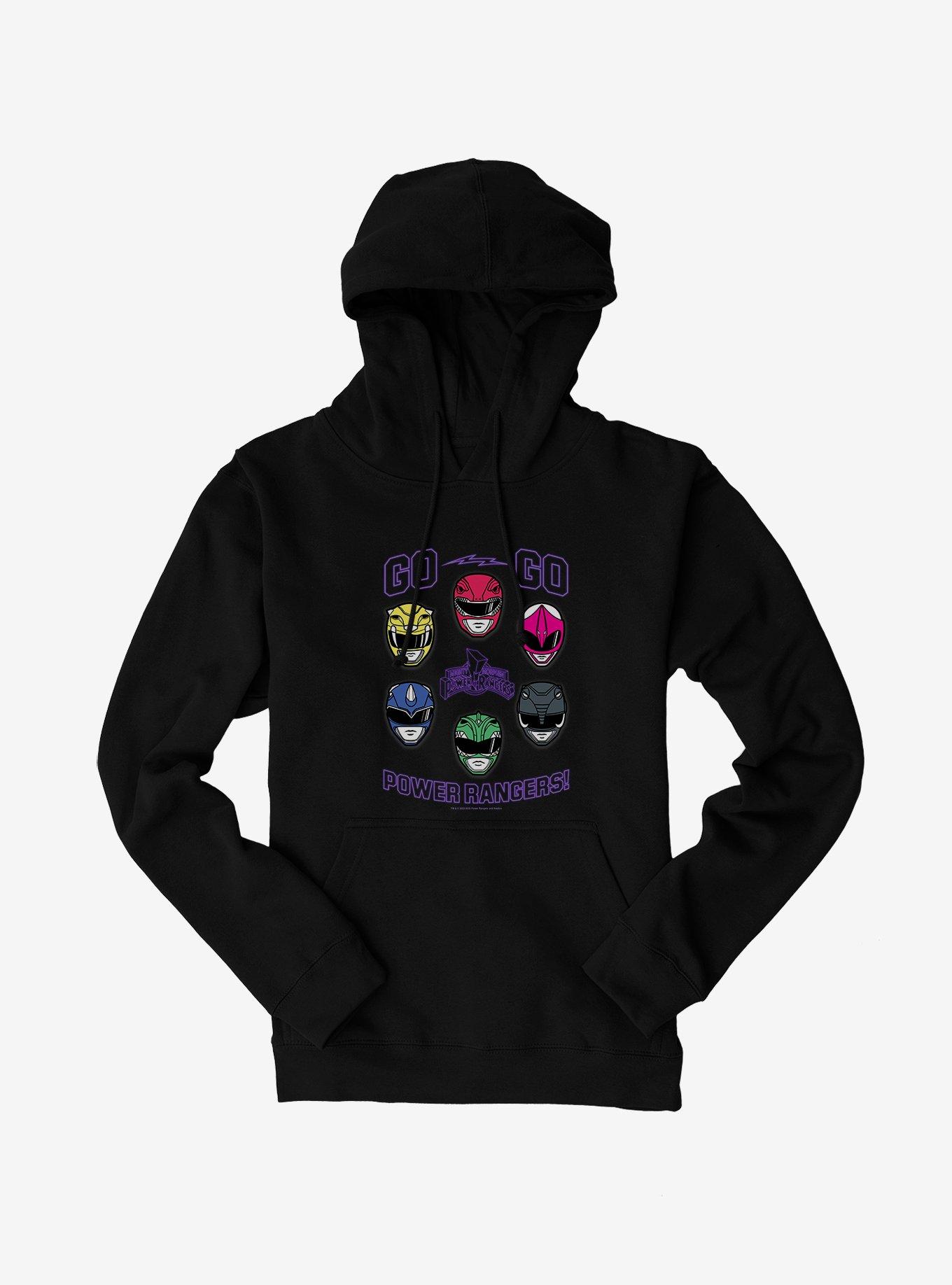 Mighty Morphin Power Rangers Go Go Power Rangers Helmets Hoodie