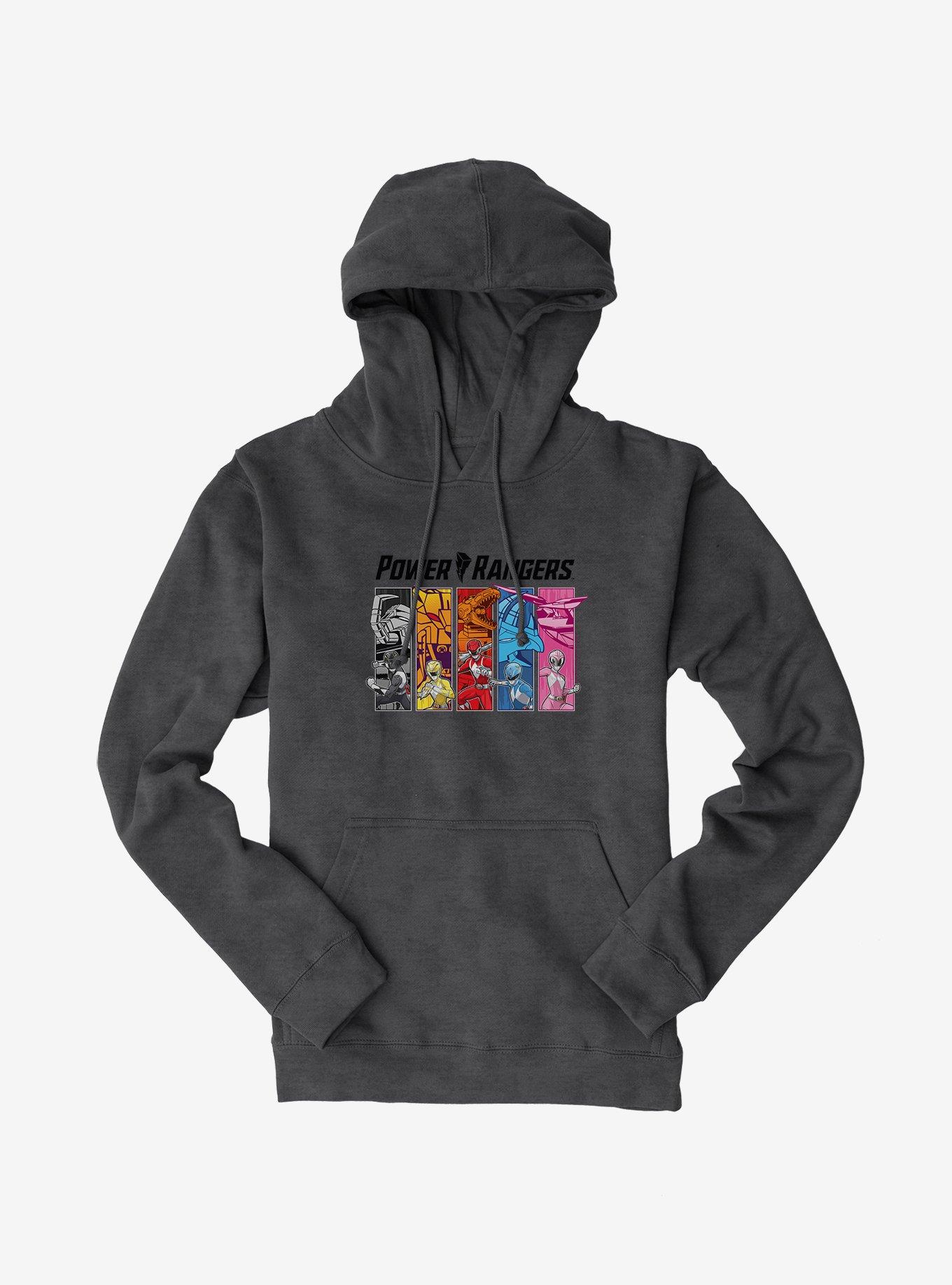 Mighty Morphin Power Rangers Lineup Hoodie