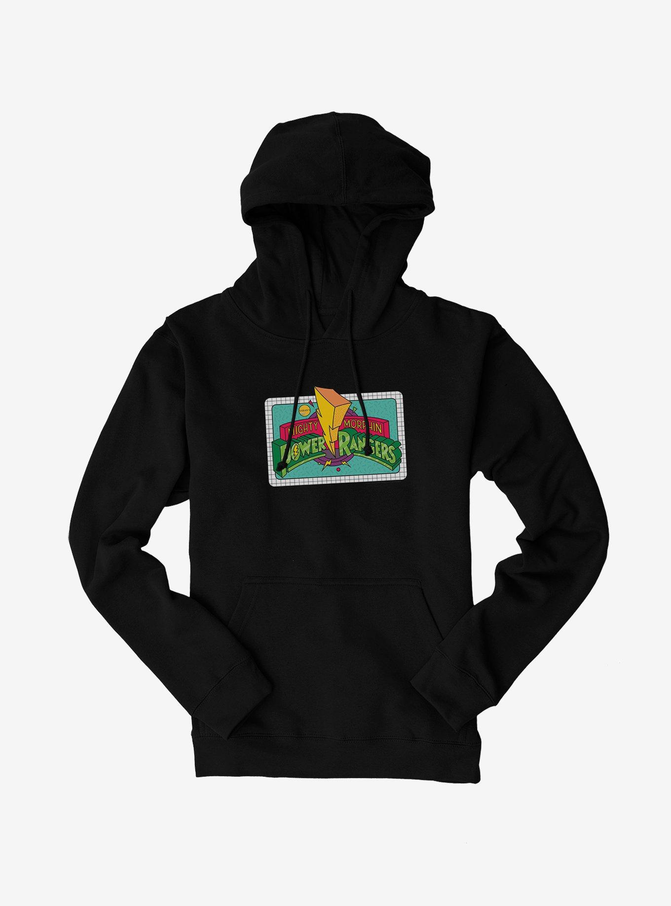 Mighty Morphin Power Rangers Color Sketch Logo Hoodie, , hi-res