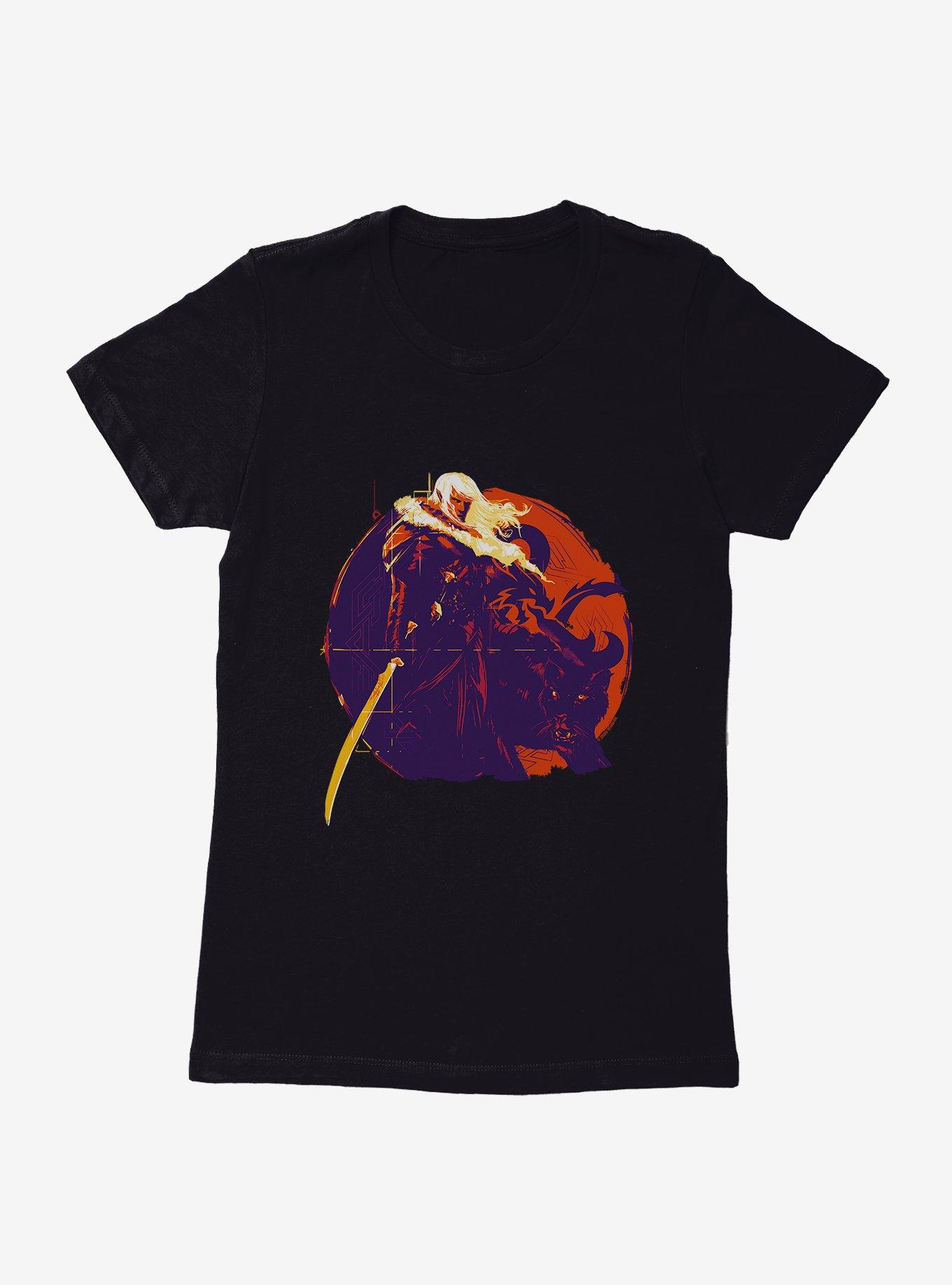 Dungeons & Dragons Forgotten Realms Warpaint Drizzt Womens T-Shirt, , hi-res