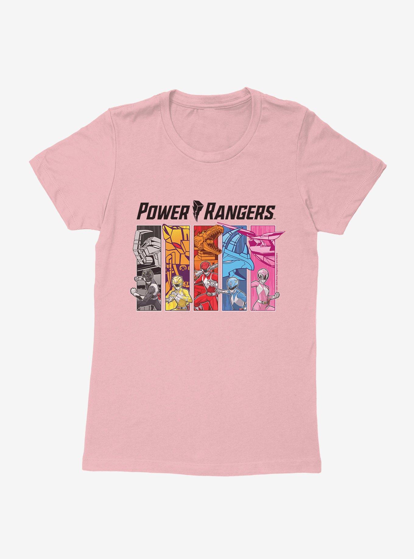 Mighty Morphin Power Rangers Morph Lineup Womens T-Shrt
