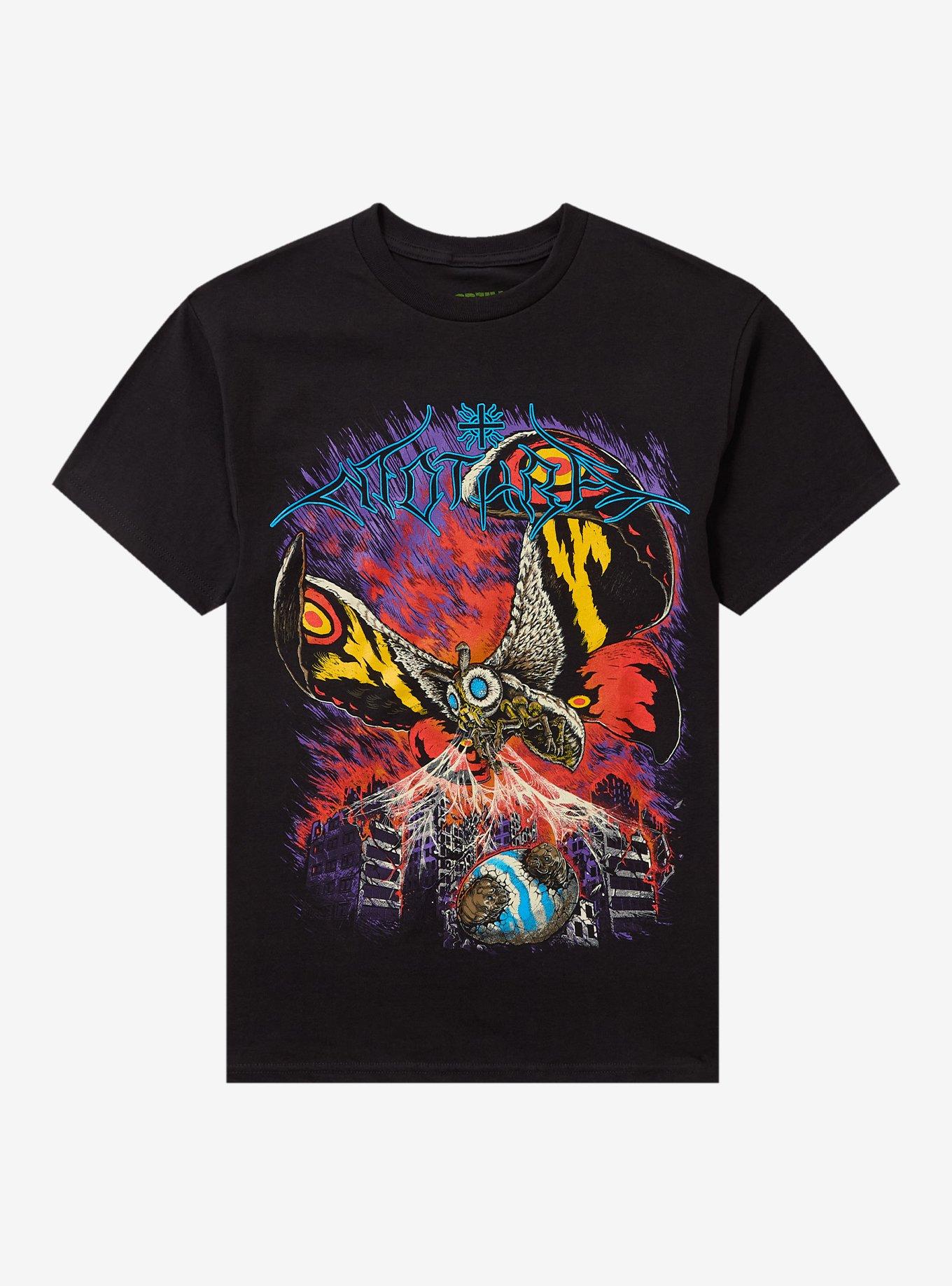 Godzilla Ghost X Ghost Mothra Metal T-Shirt, , hi-res