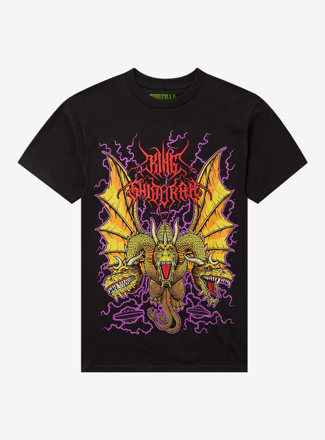 Godzilla Ghost X Ghost King Ghidorah Metal T-Shirt, , hi-res