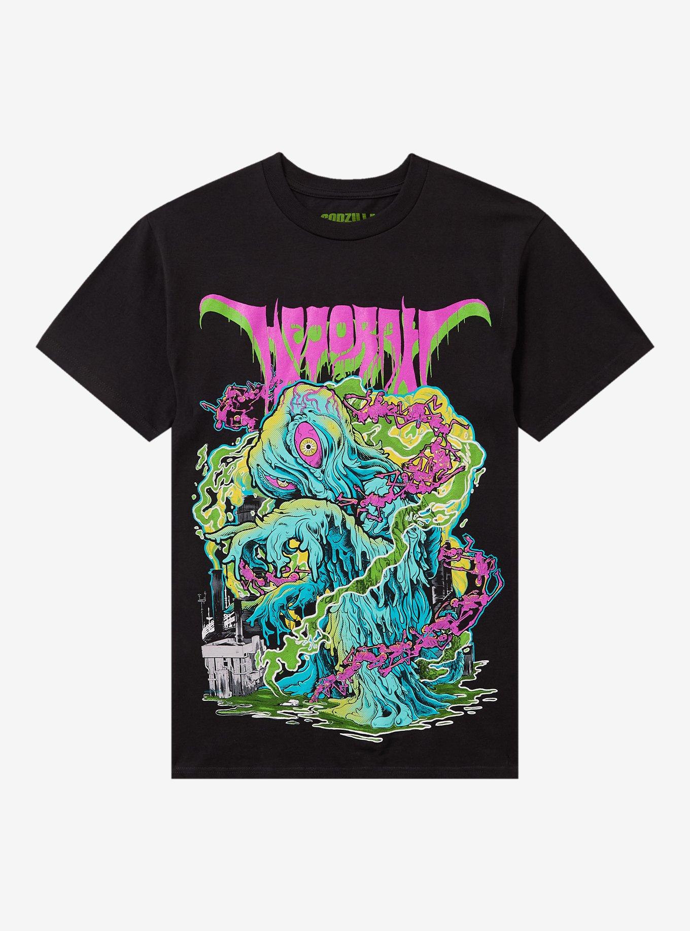 Godzilla Ghost X Ghost Hedorah Metal T-Shirt, , hi-res