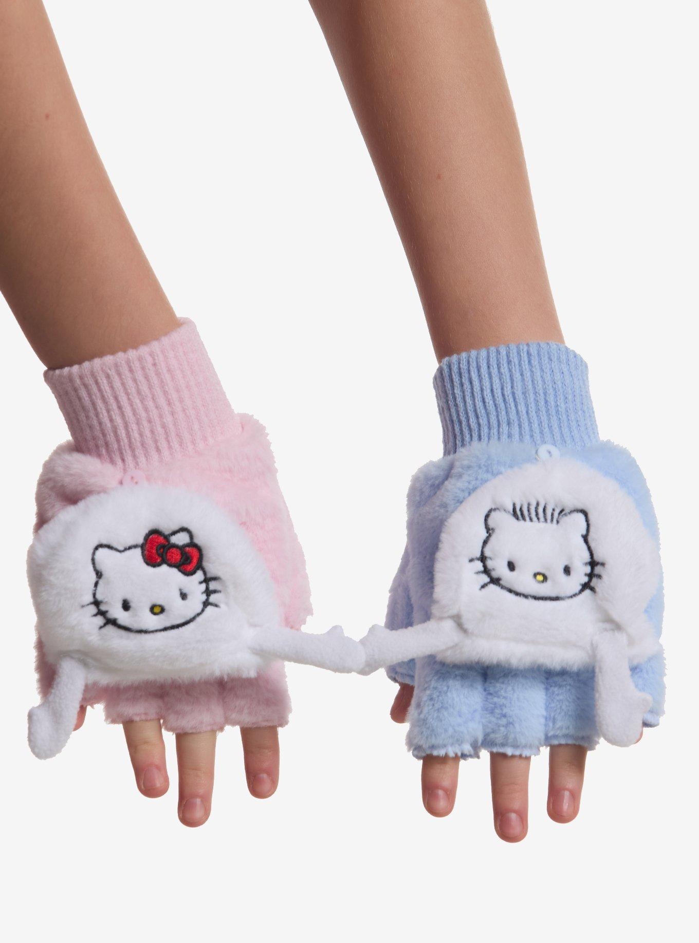 Hello Kitty & Dear Daniel Magnetic Arms Mismatch Convertible Gloves, , hi-res