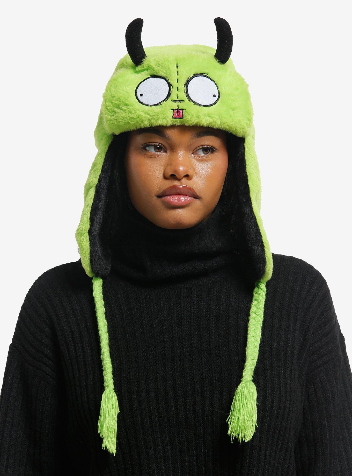 Invader Zim GIR Fuzzy Trapper Hat, , hi-res