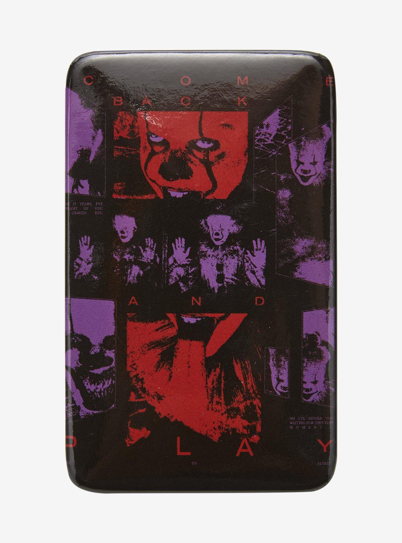 IT Chapter Two Pennywise Rectangle Button, , hi-res