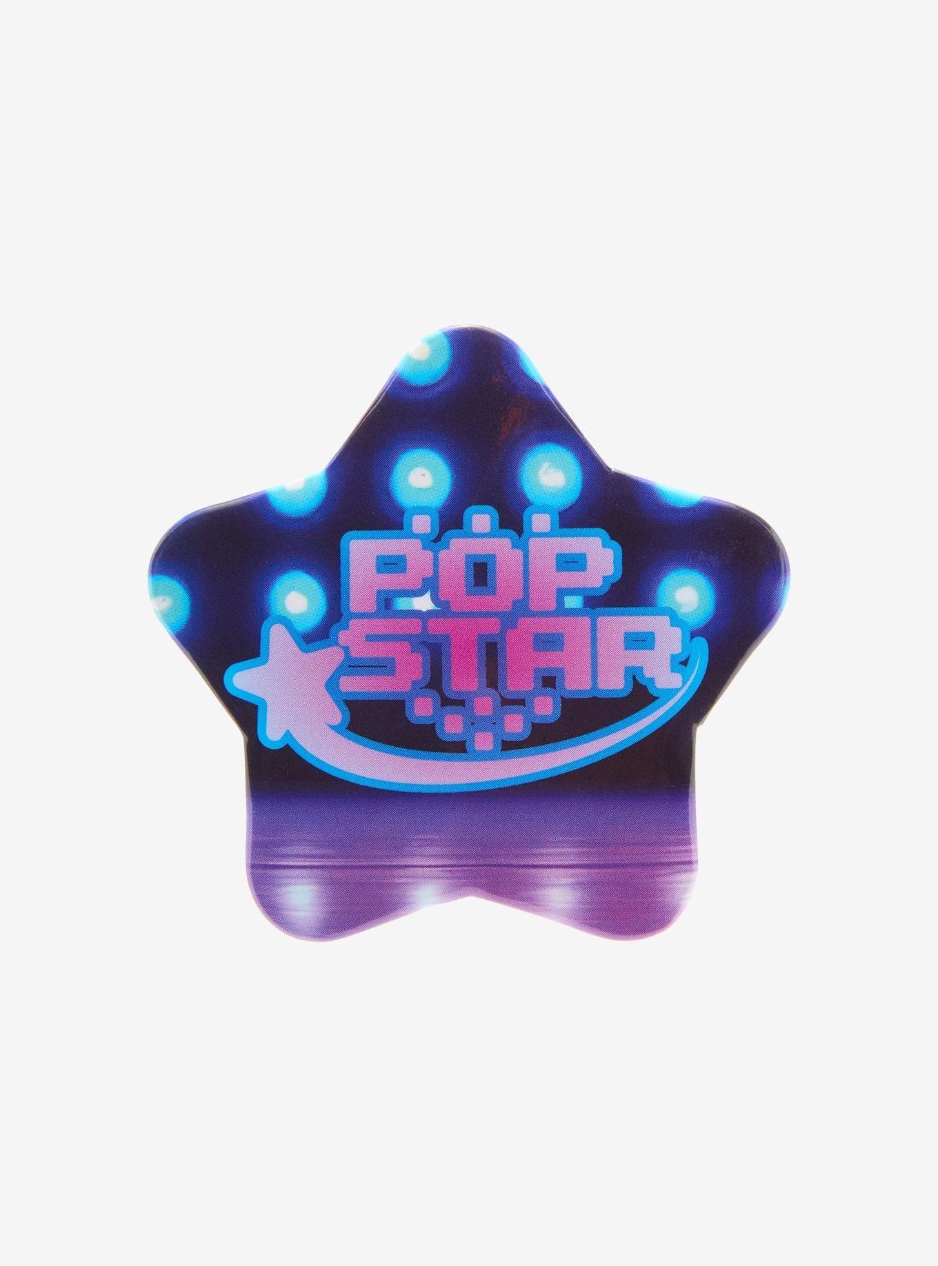 Pop Star 8-Bit Star Button, , hi-res