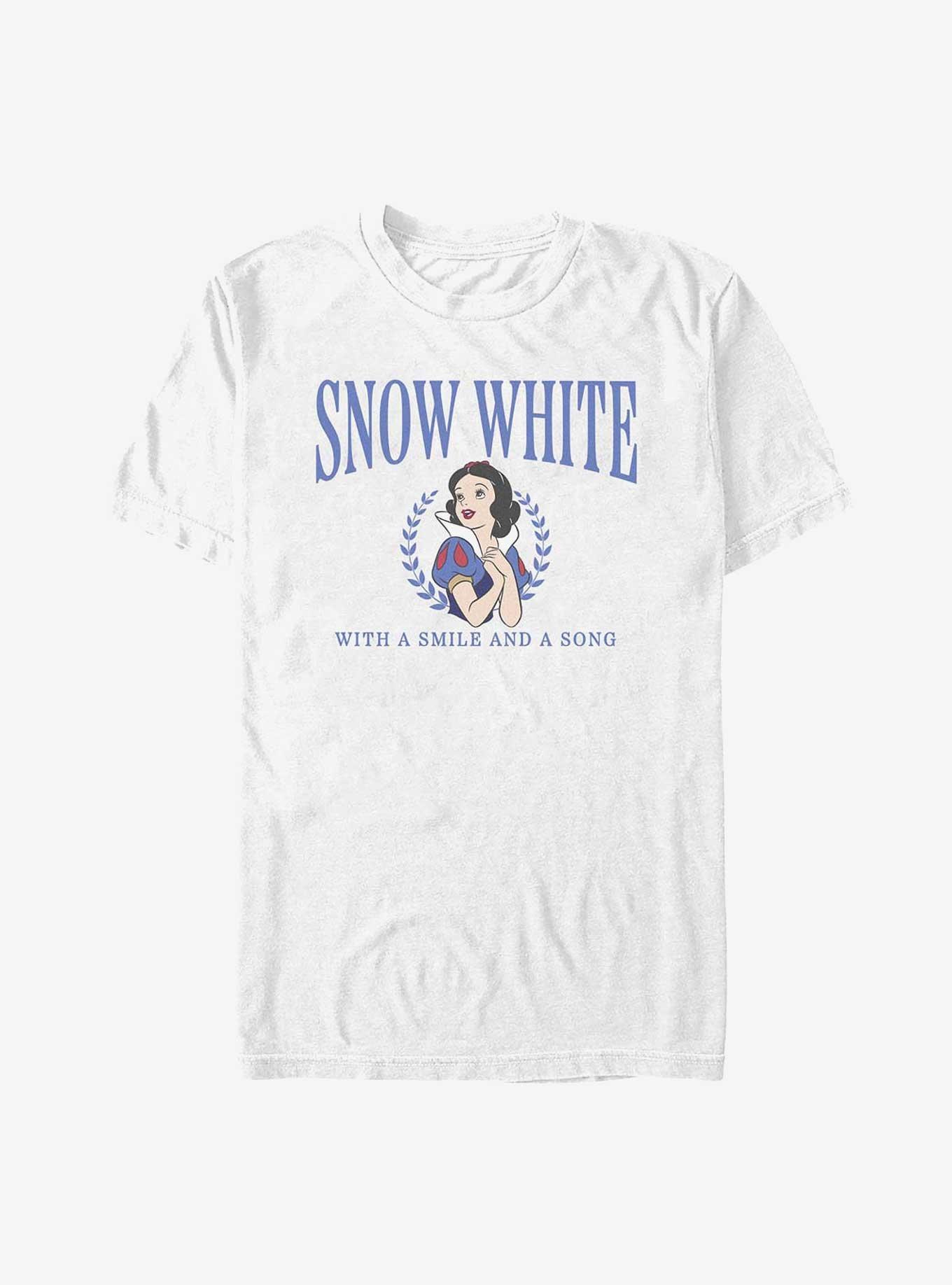 Disney Princesses Snow White Collegiate T-Shirt, WHITE, hi-res