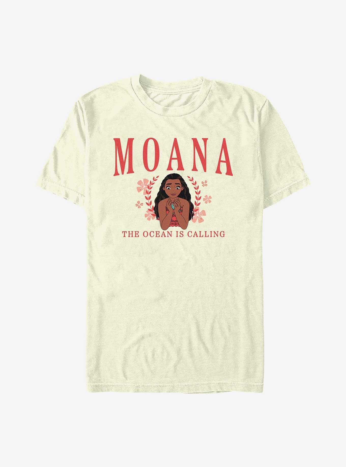 Disney Princesses Moana Collegiate T-Shirt, NATURAL, hi-res