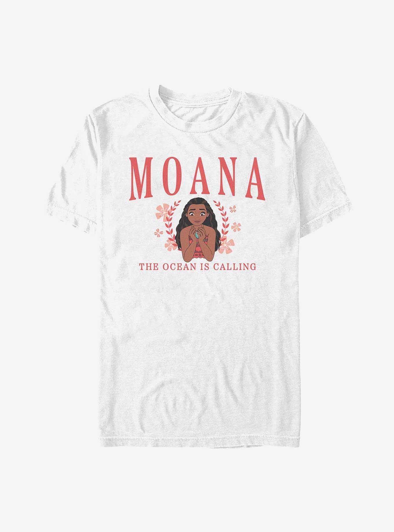 Disney Princesses Moana Collegiate T-Shirt, WHITE, hi-res