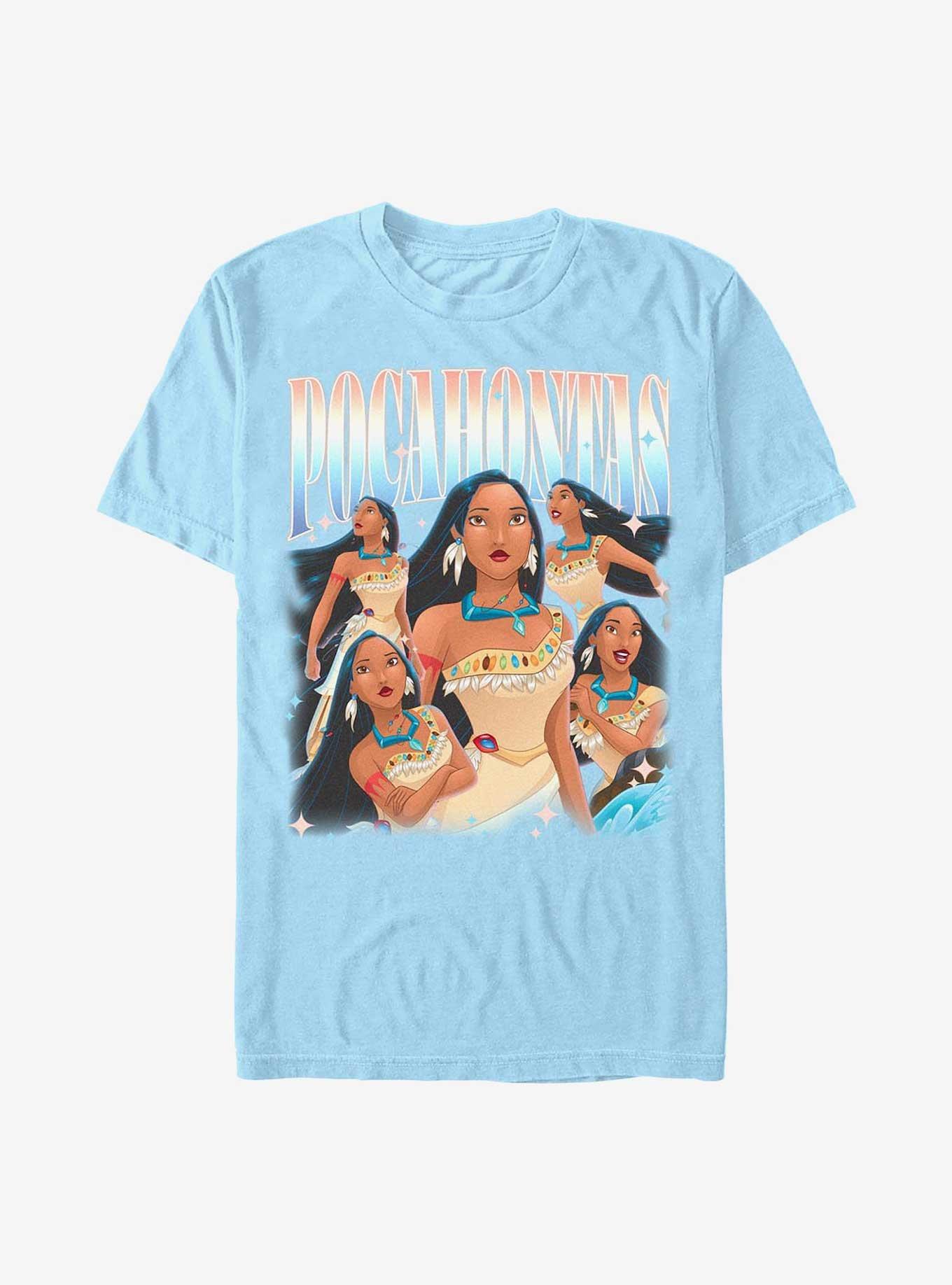 Disney Princesses Pocahontase Retro T-Shirt, LT BLUE, hi-res