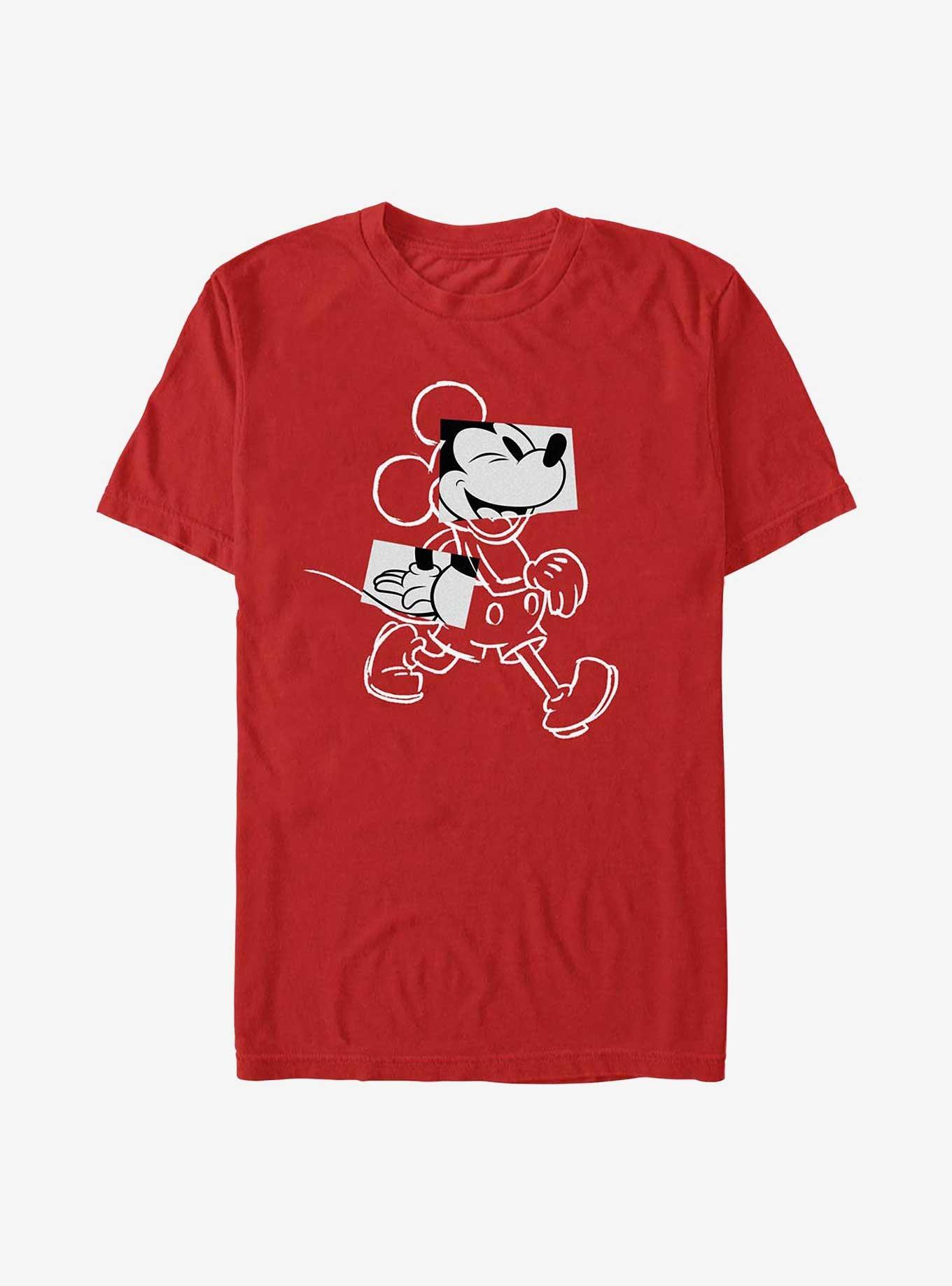 Disney Mickey Mouse Happily Strolling T-Shirt, , hi-res