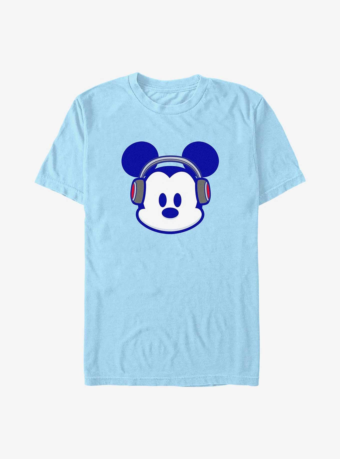 Disney Mickey Mouse Headphones T-Shirt, LT BLUE, hi-res