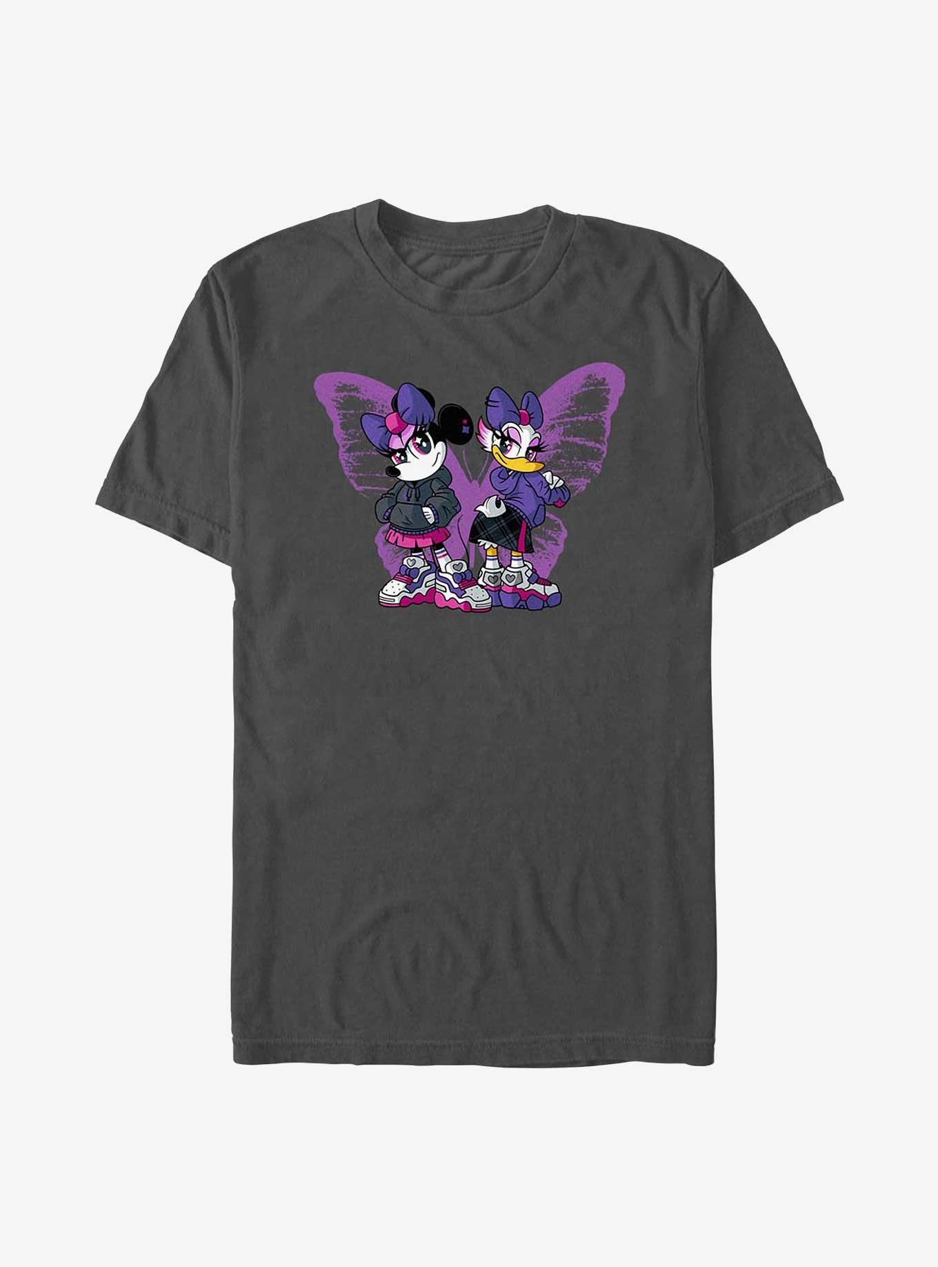 Disney Mickey Mouse Butterfriends Daisy & Minnie T-Shirt, CHARCOAL, hi-res