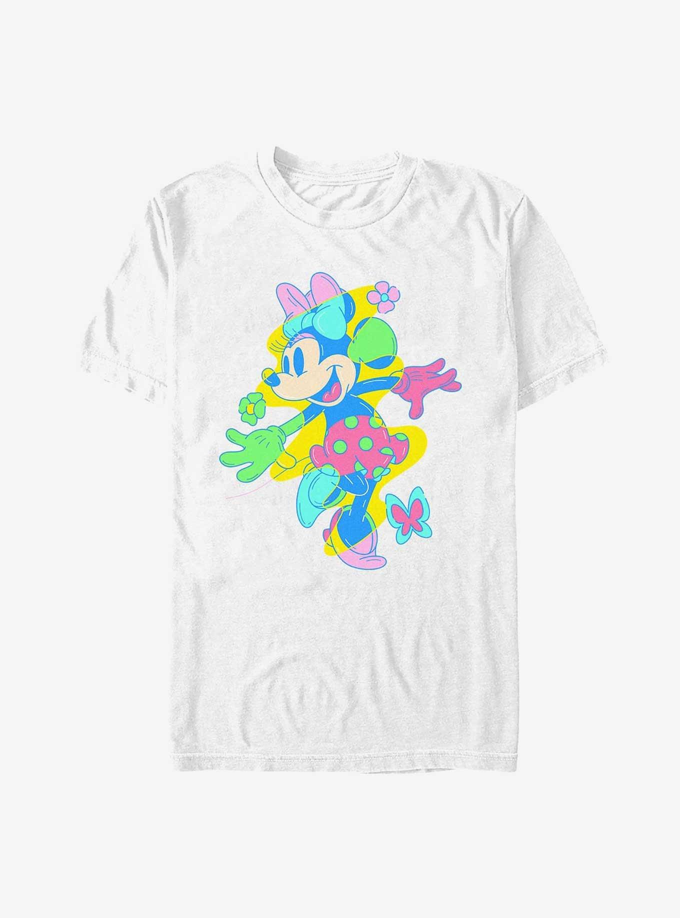 Disney Minnie Mouse Colorful Minnie T-Shirt, WHITE, hi-res