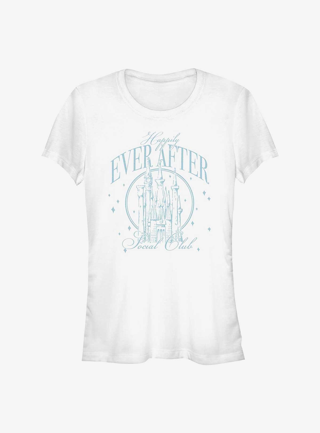 Disney Princesses Happy Club Girls T-Shirt, WHITE, hi-res
