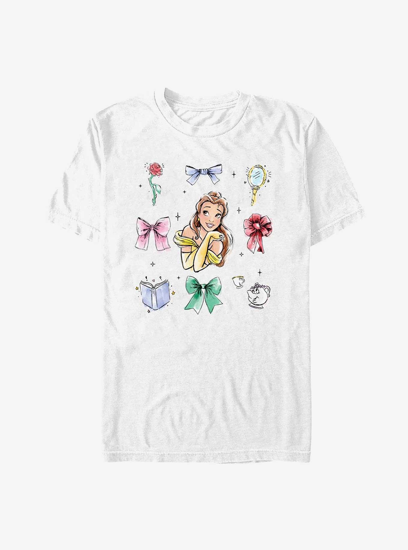 Disney Princesses Belle Bows T-Shirt, , hi-res